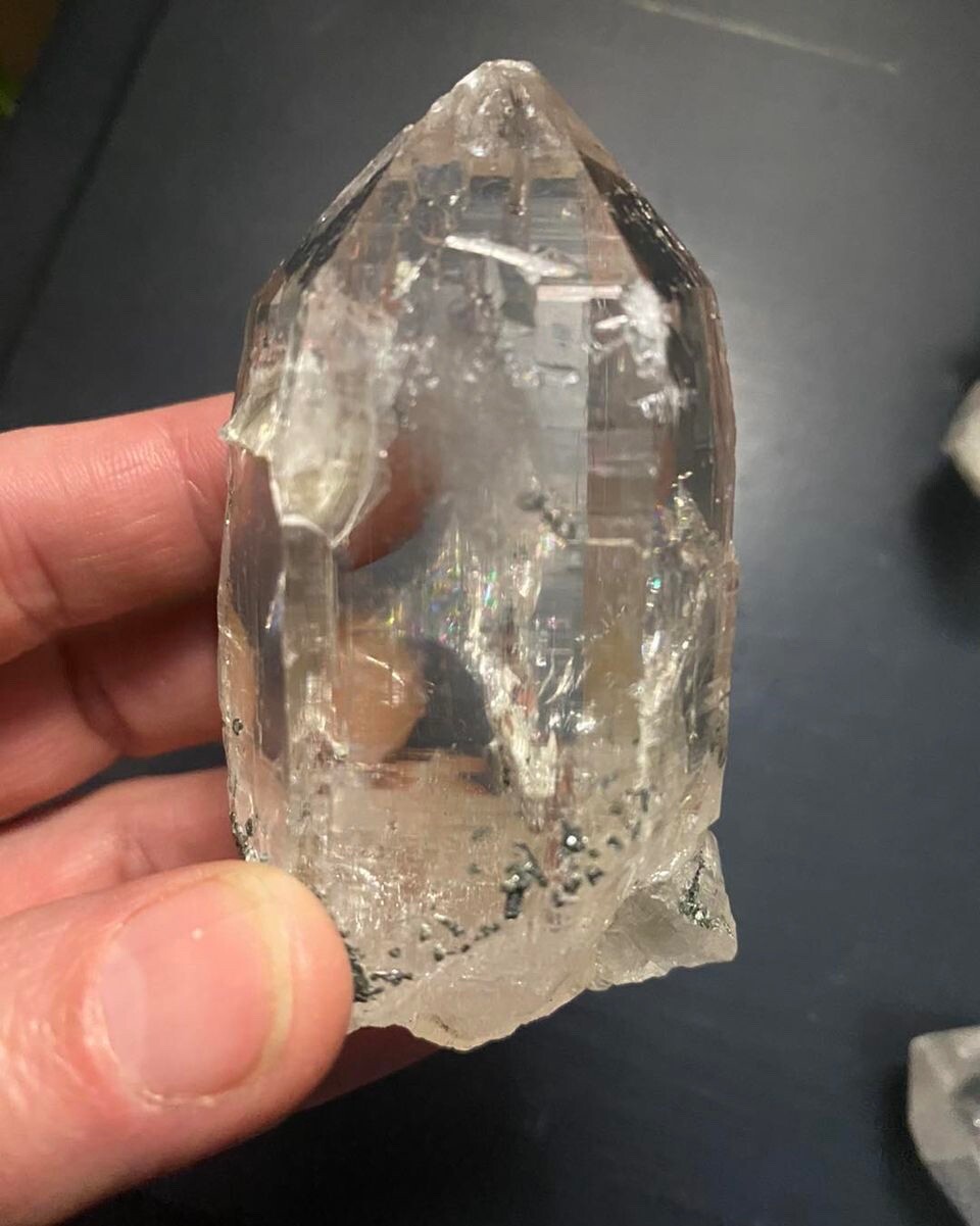 Lemurian Quartz with Rainbows