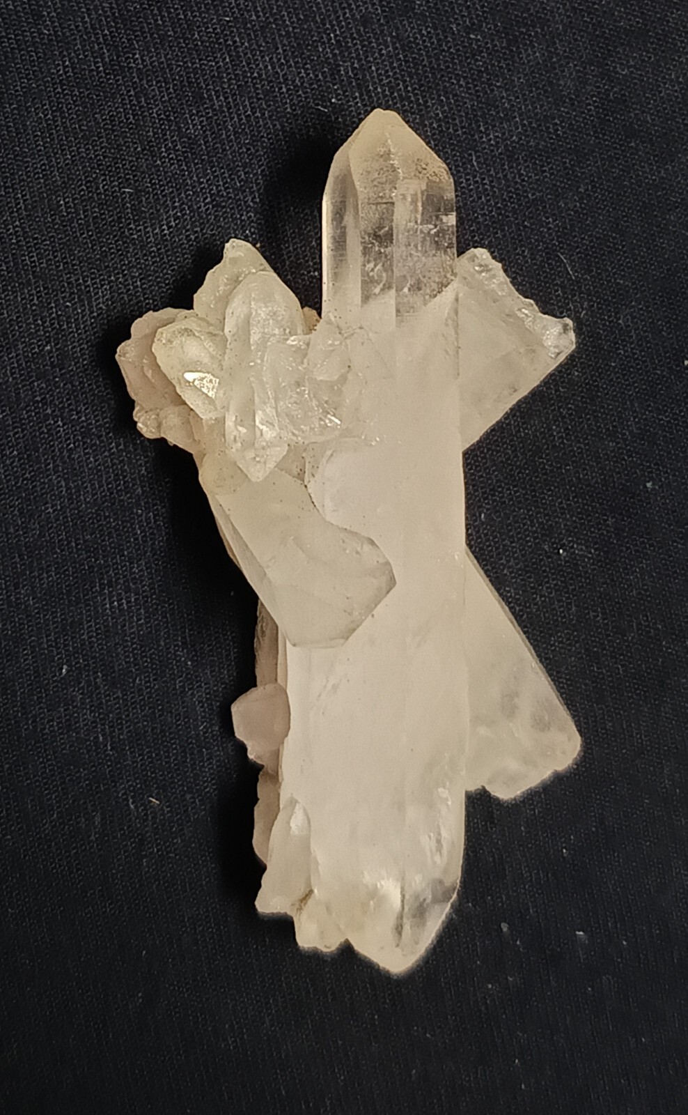 35gr Natural Himalayan Apophyllite stunning cluster Spiceman 7.5 cmx2.5cmx3.5cm