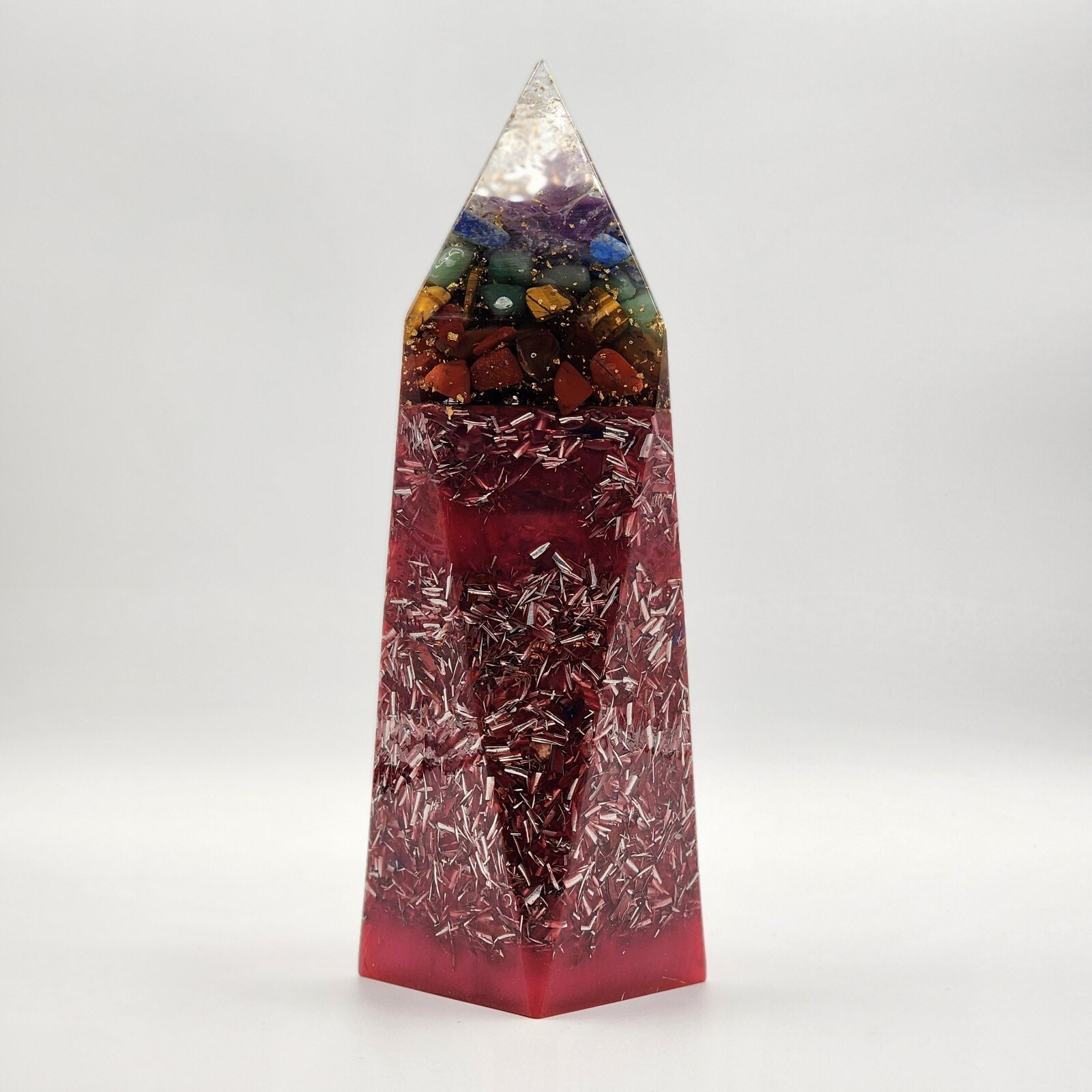 Seven Chakra Ascension Tower, Provides EMF, 5G Protection  and Energy
