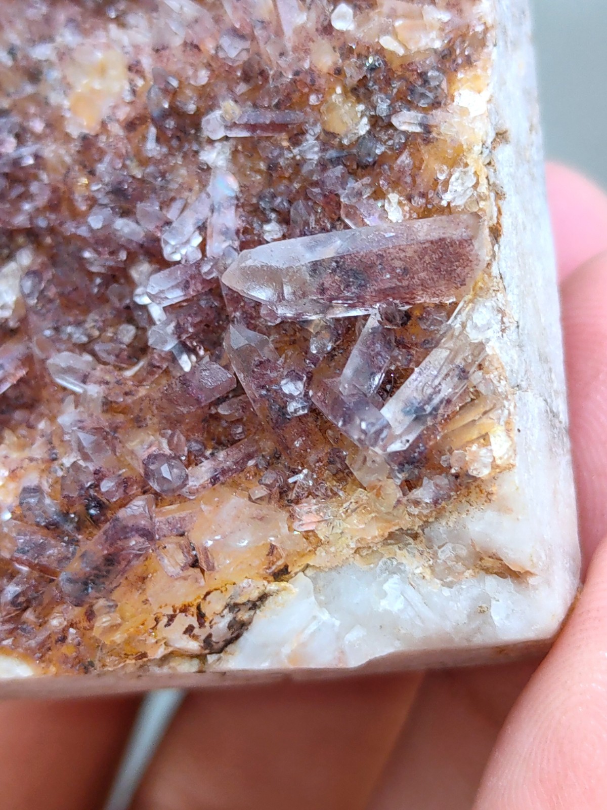 Red phantom Quartz Sunset Quartz 🌇 Natural minerals specimen