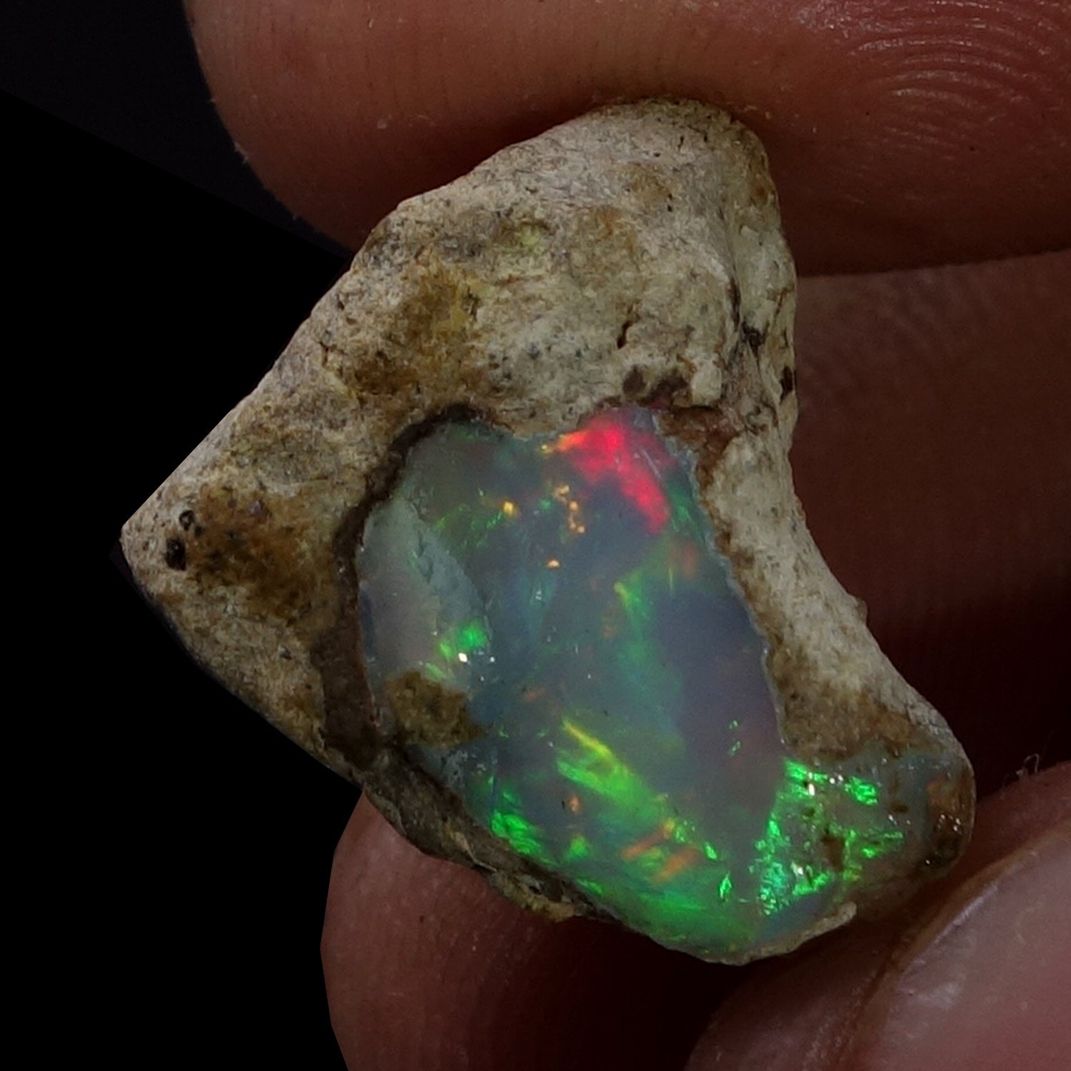 Natural Opal Rough 13.00 Cts Dry Ethiopian Opal Rough, Welo Opal Raw Fire Opal