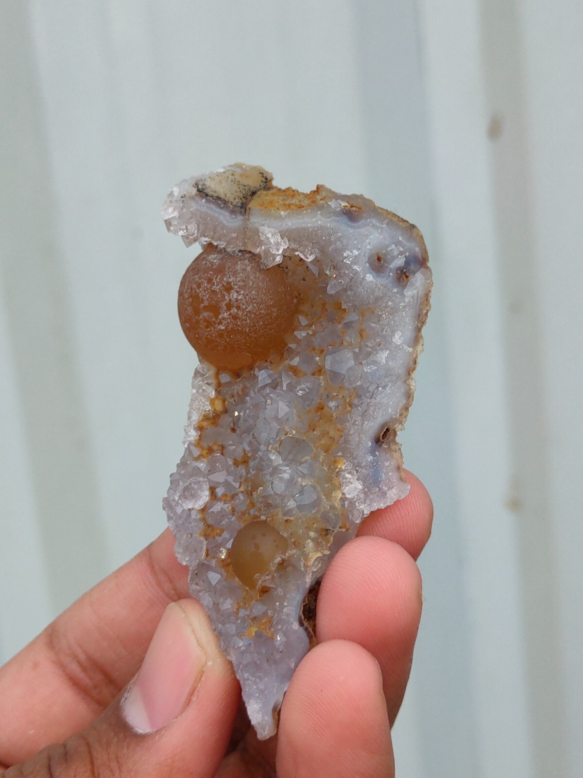 Natural honey Flourite on Quartz Natural Minerals Specimen