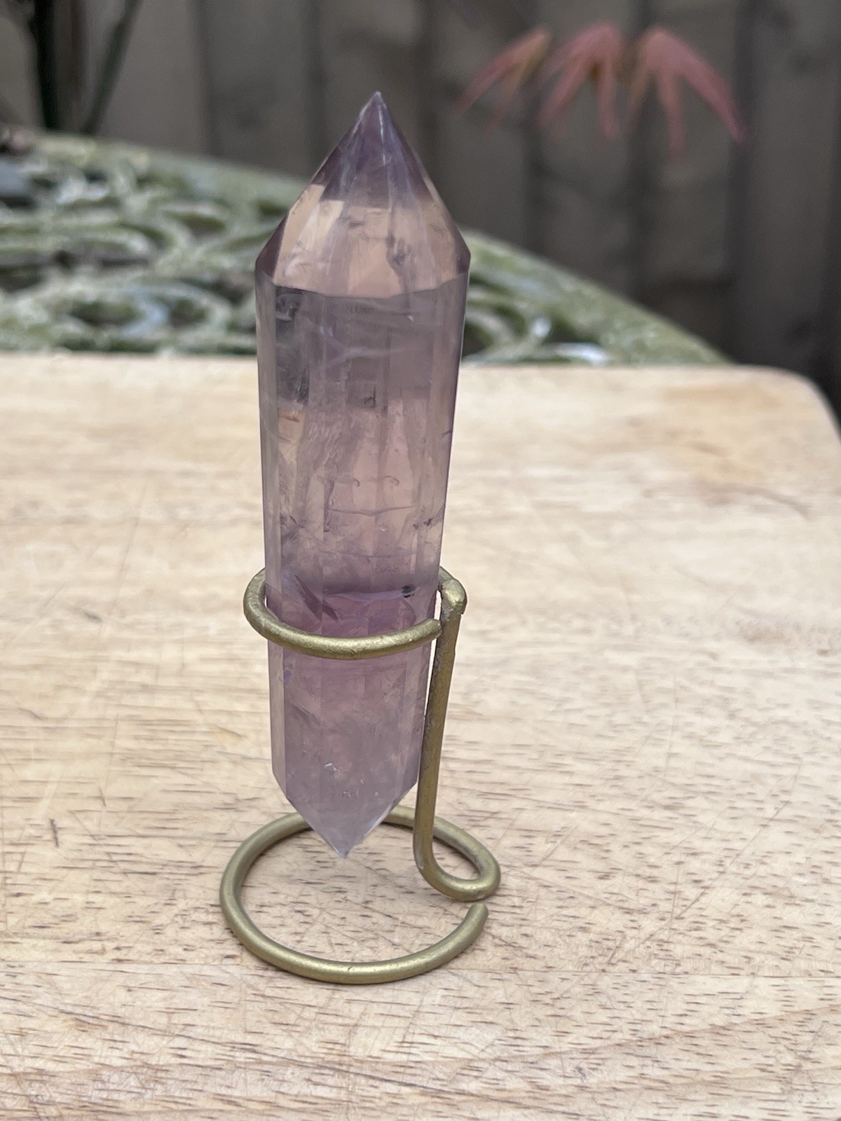 Amethyst 12 Sided Vogel Wand AAA+ Tranquility Intuition 1 With Stand