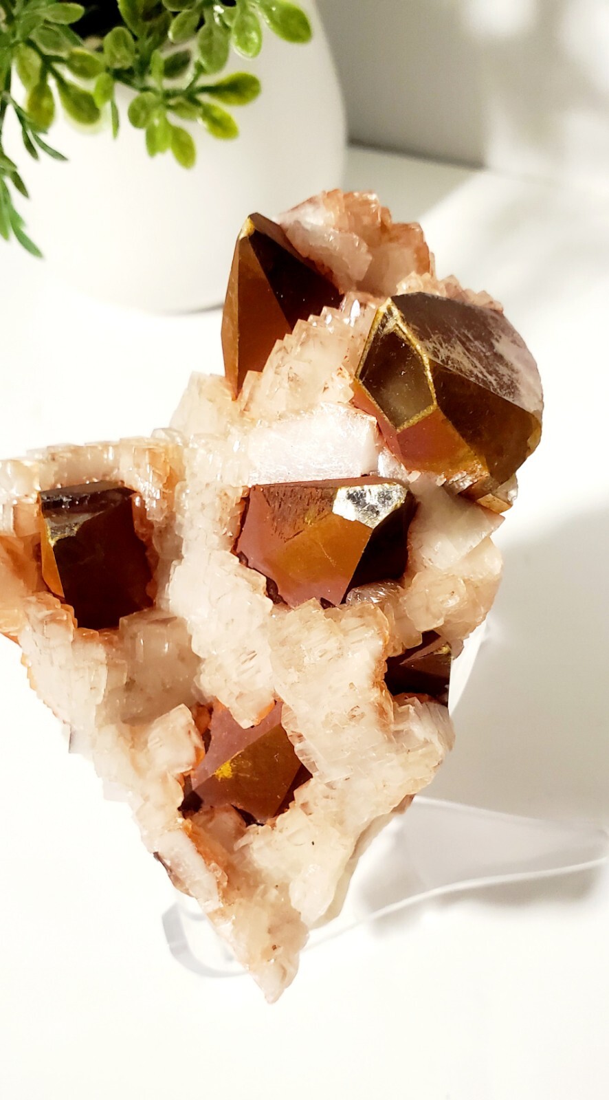 Hematite Scalenohedral On Calcite 332g