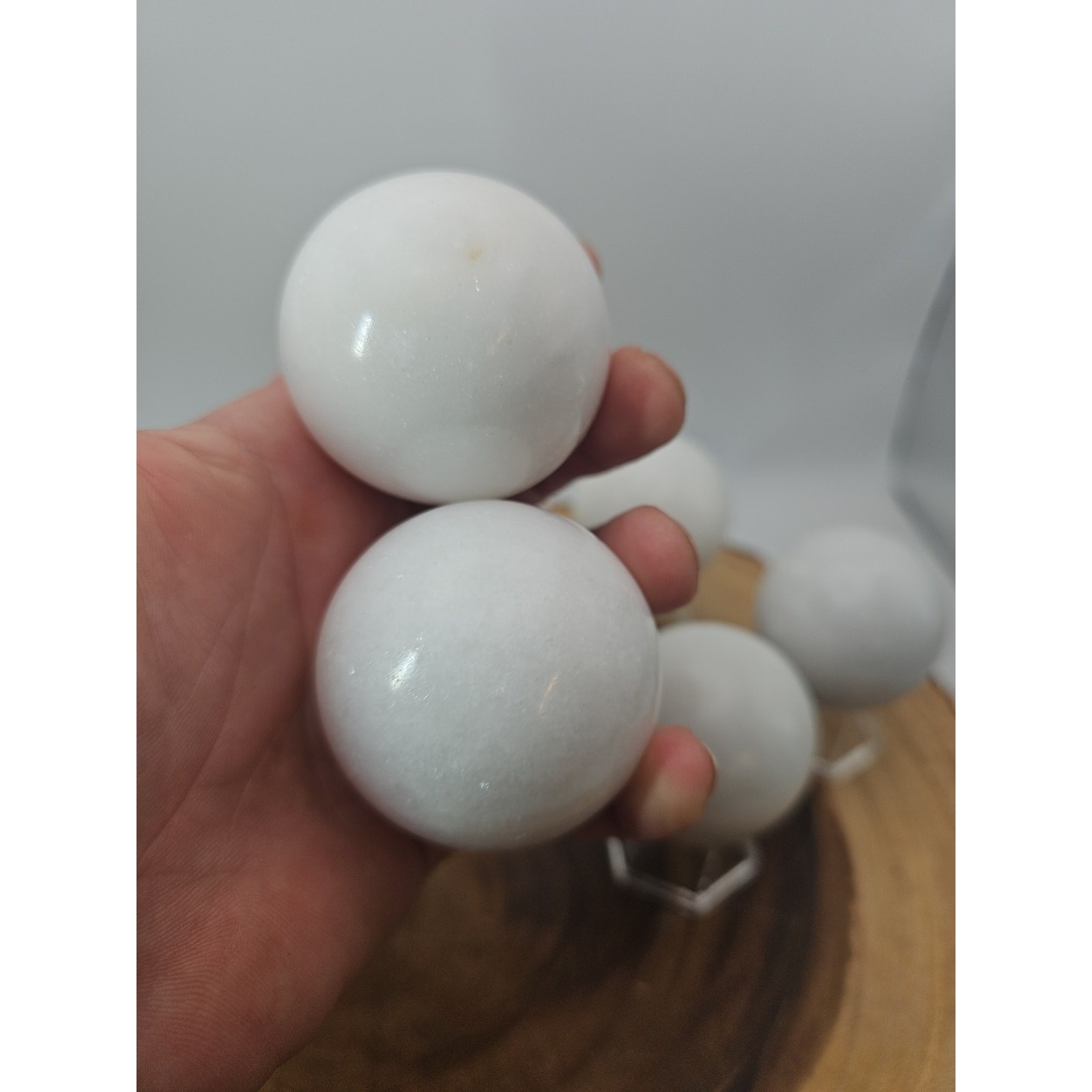 Quartz Crystal Sphere 50mm 1 Each – CrystalCloud Company – Quartz Crystal Sphere
