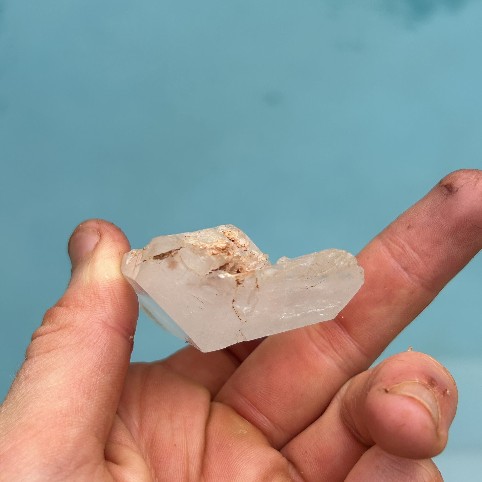 Large Quartz Crystal Point Clear Quartz Arrow Head Shape Rare Arkansas