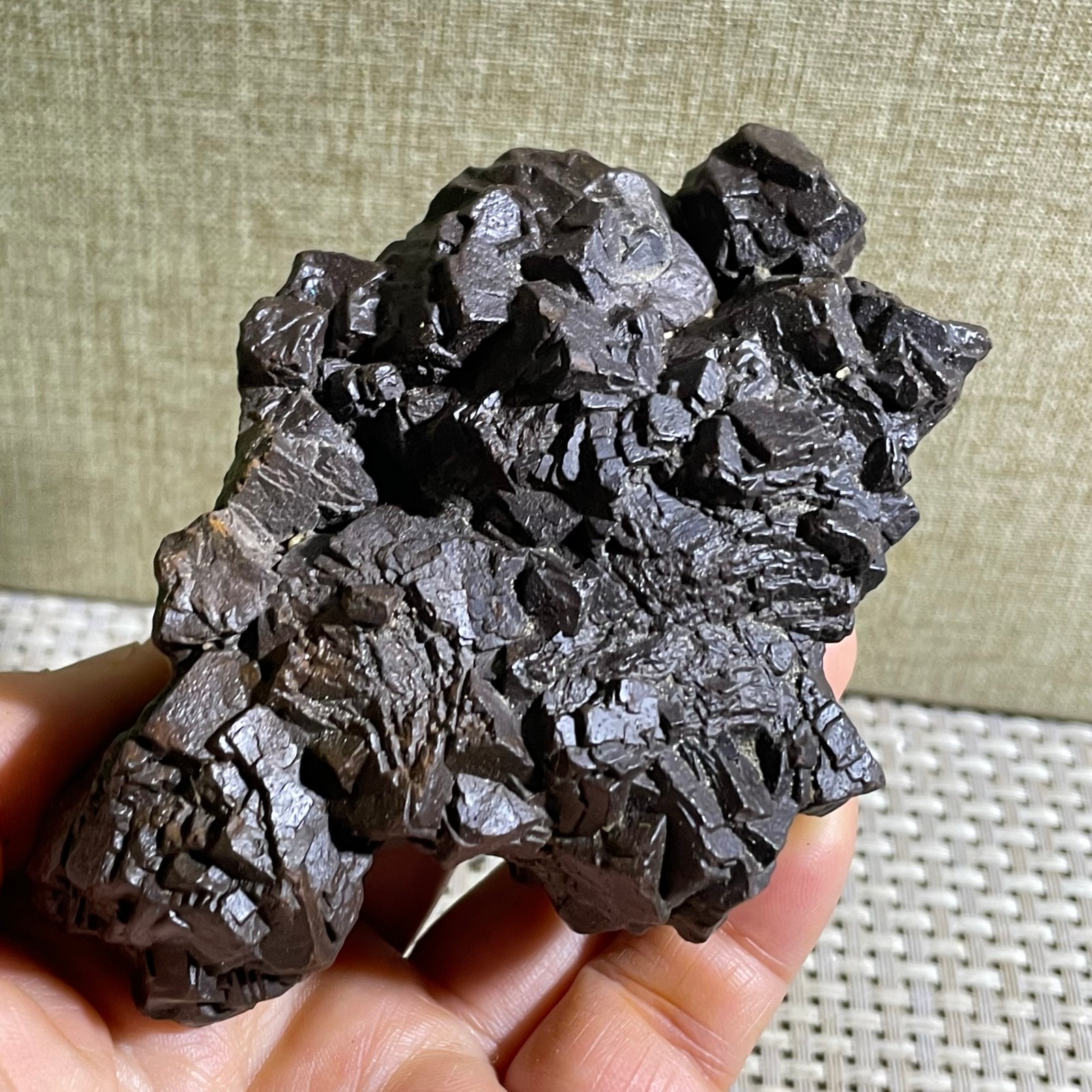 308g Limonite & Hematite pseudomorph after Marcasite Prophecy Rock Stone
