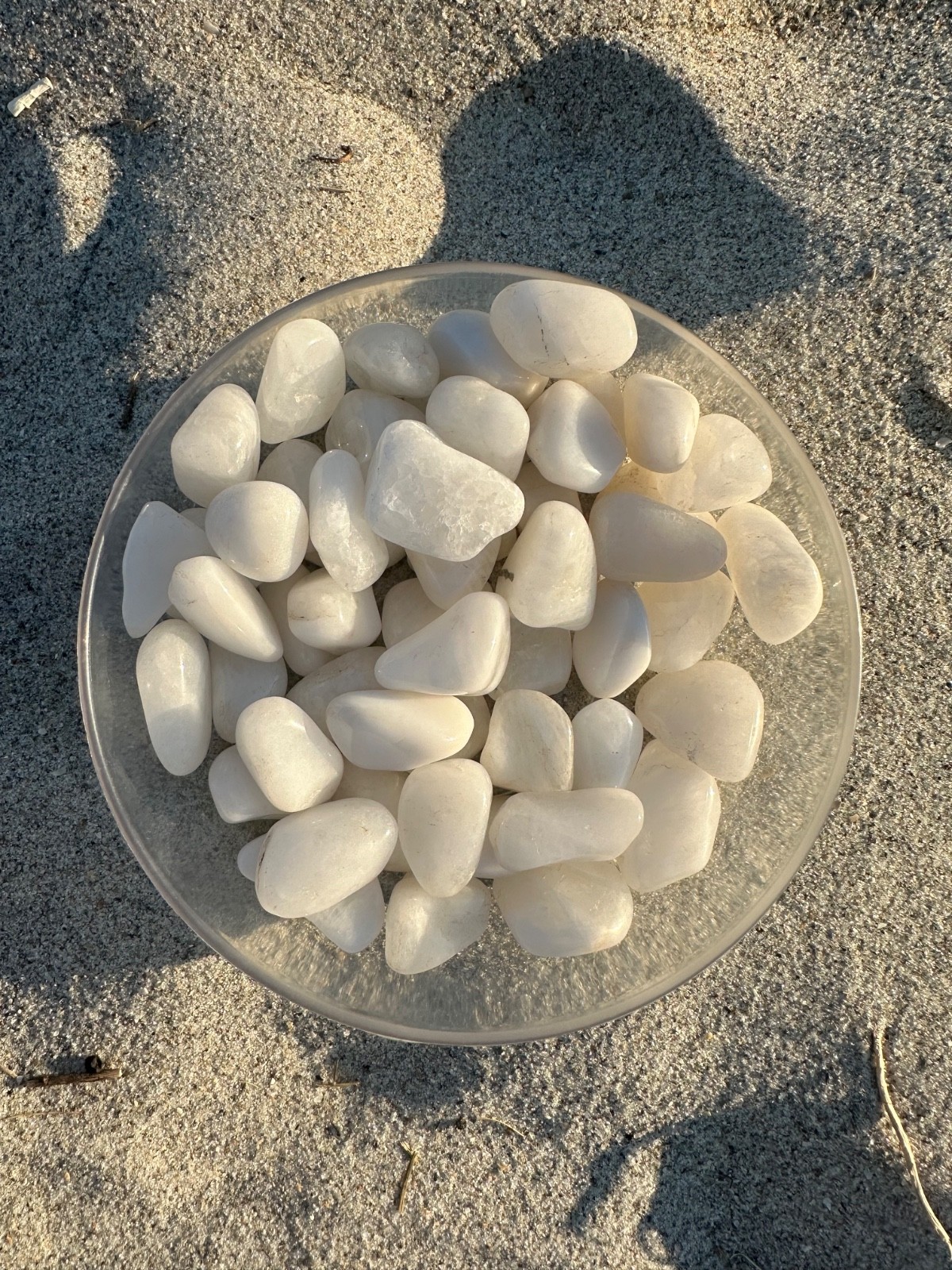1/2 lb White Quartz Tumbled Stones – Bulk Polished Milky Crystals Lot (8 oz)