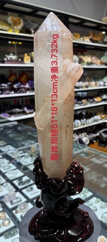 AAA Collector-Grade Natural Clear Quartz Obelisk Tower reiki healing 8.2LB
