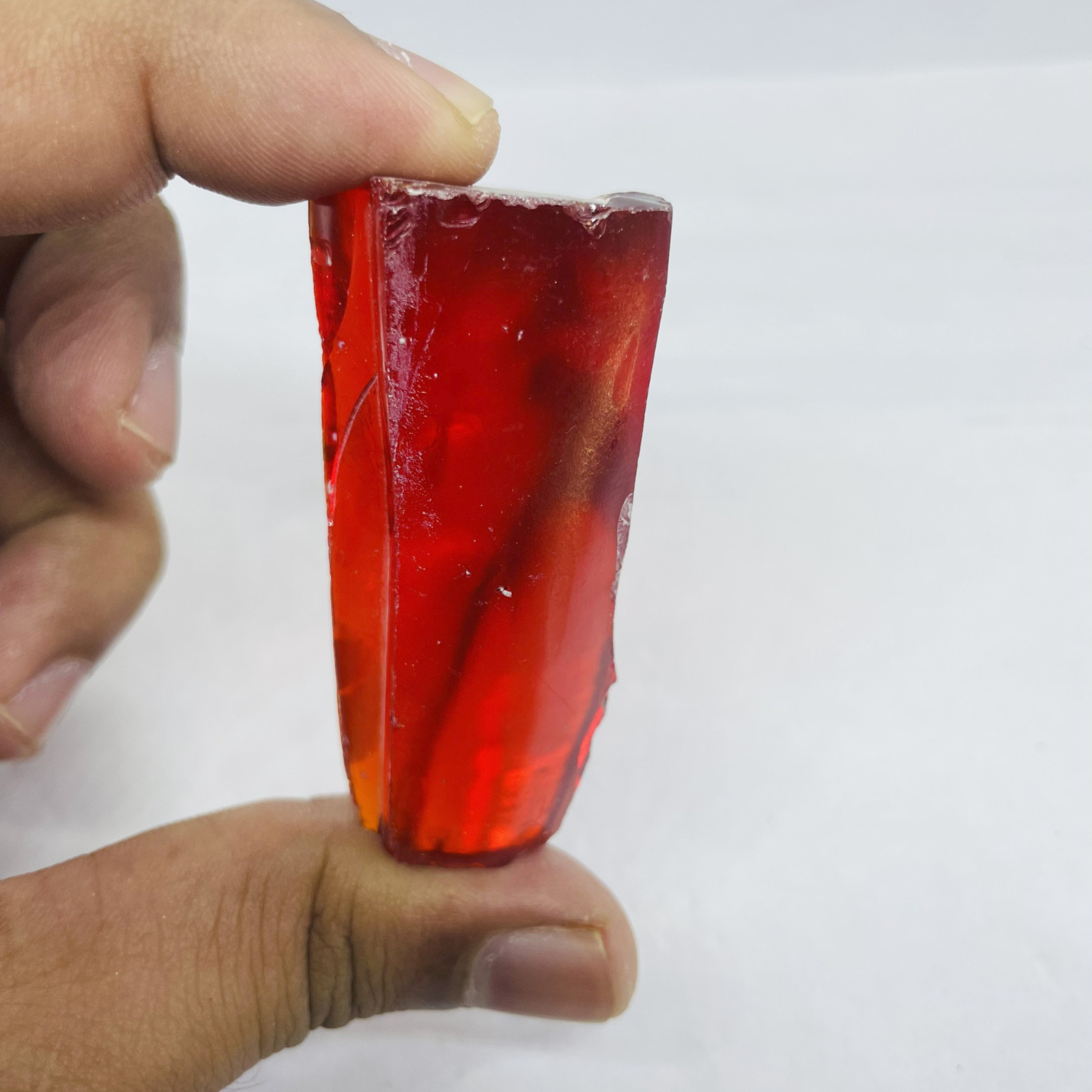 Red Ruby Zircon Crystal Rough 200-250ct| Healing Gemtone for Chakra Balancing