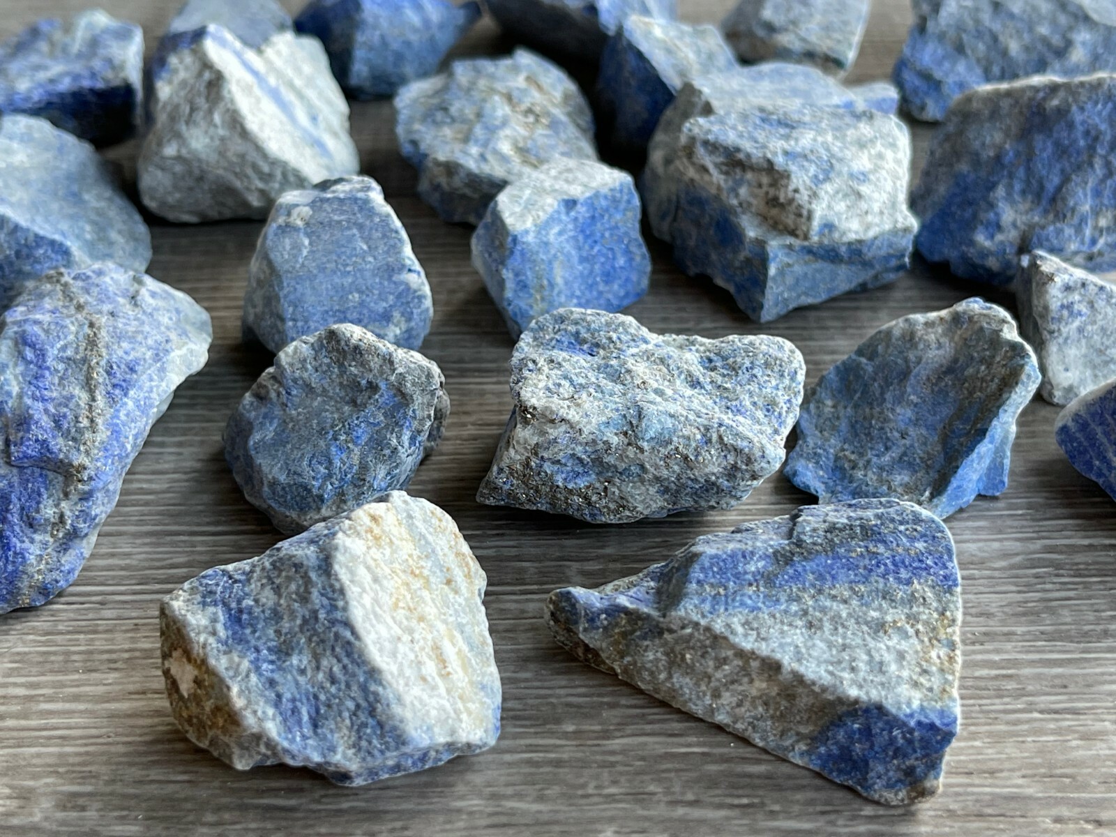 Grade A+ Large Lapis Lazuli Raw Stone 1-2 Inches, Wholesale Bulk Lot