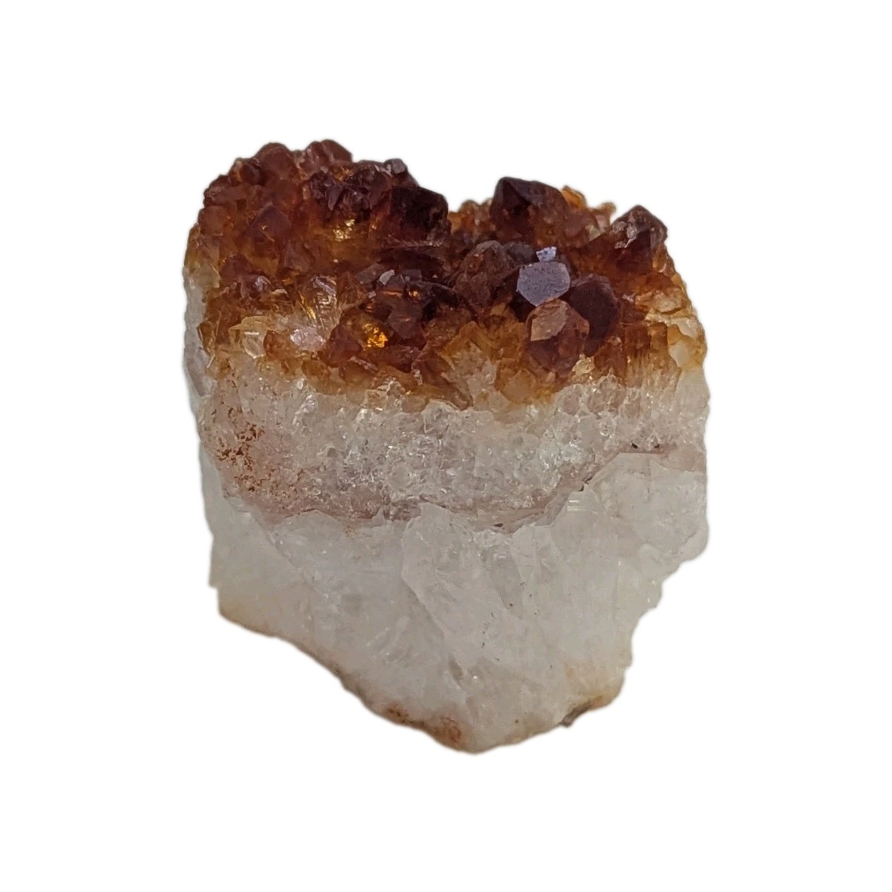Heat Treated Burnt Amethyst “Citrine” Crystal Mineral Specimen Pork Belly Bacon
