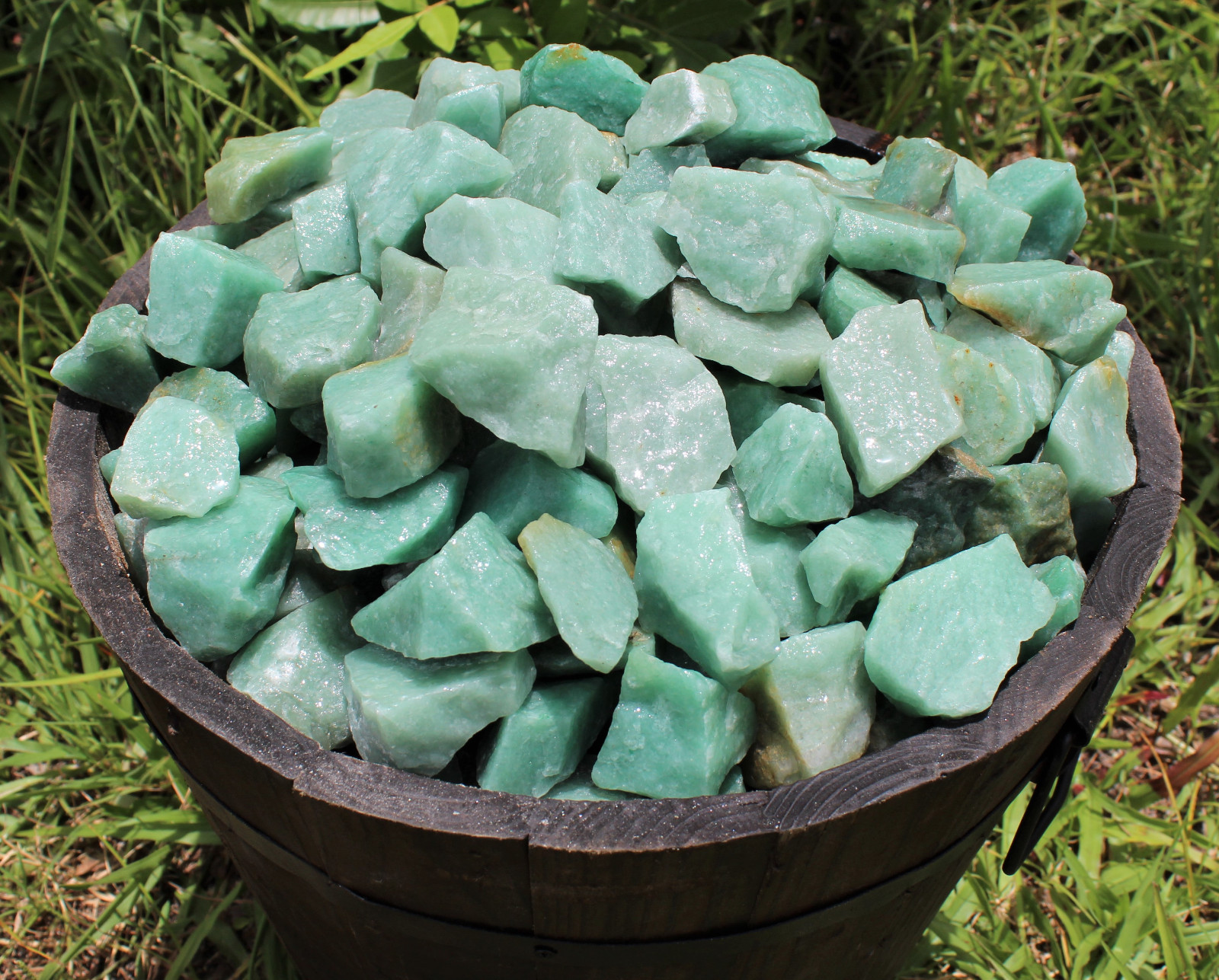 5 lb Bulk Lot Natural Rough Green Aventurine Gemstone Specimen Raw Healing 80 oz