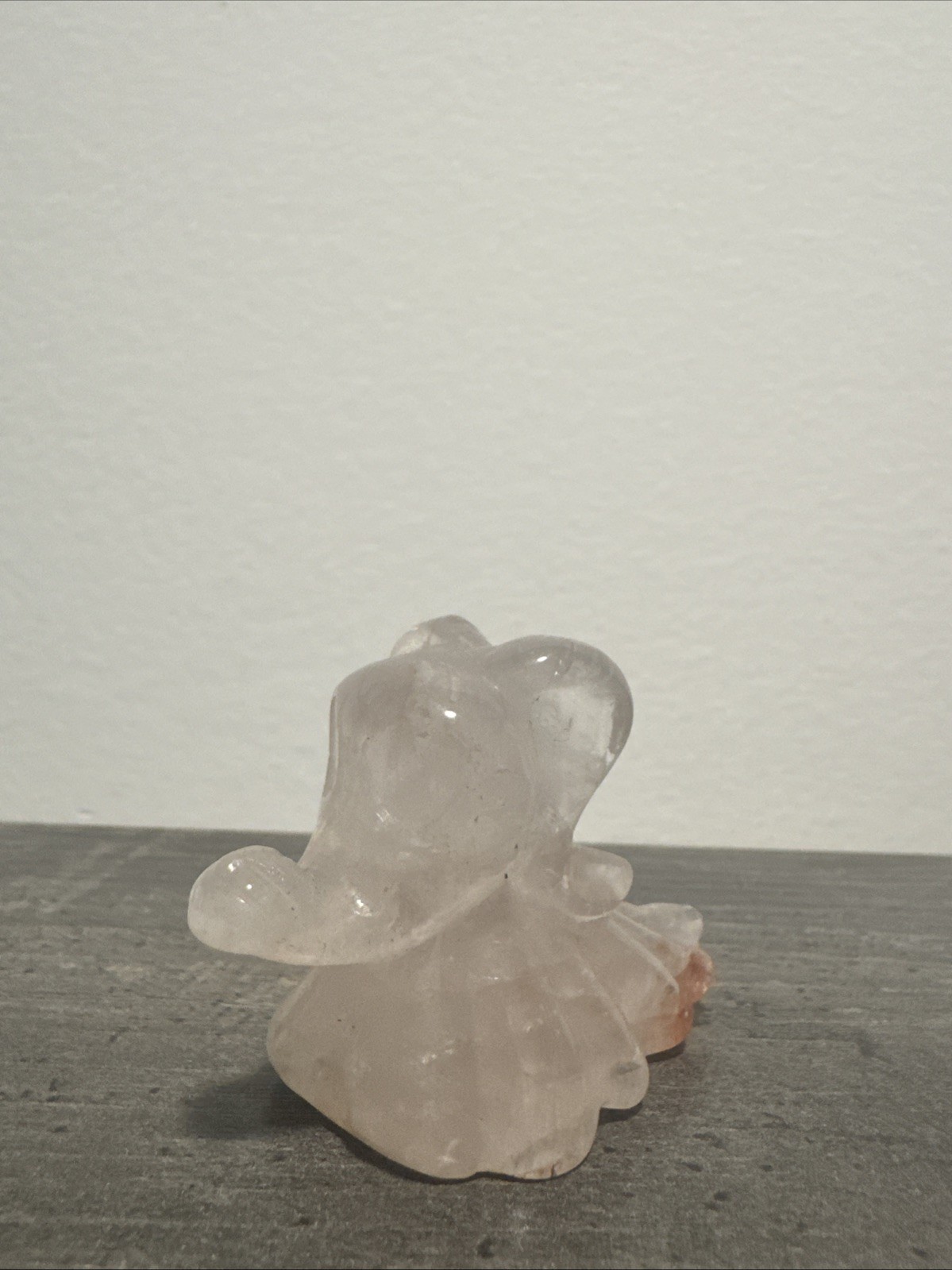 Clear Crystal ZERO carving 57 Grams 2.5”