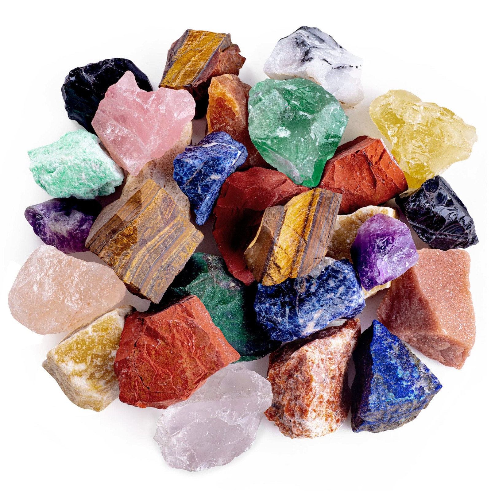 Bulk Rough Madagascar Stones Mix for Tumbling, Polishing, Healing, Decoration