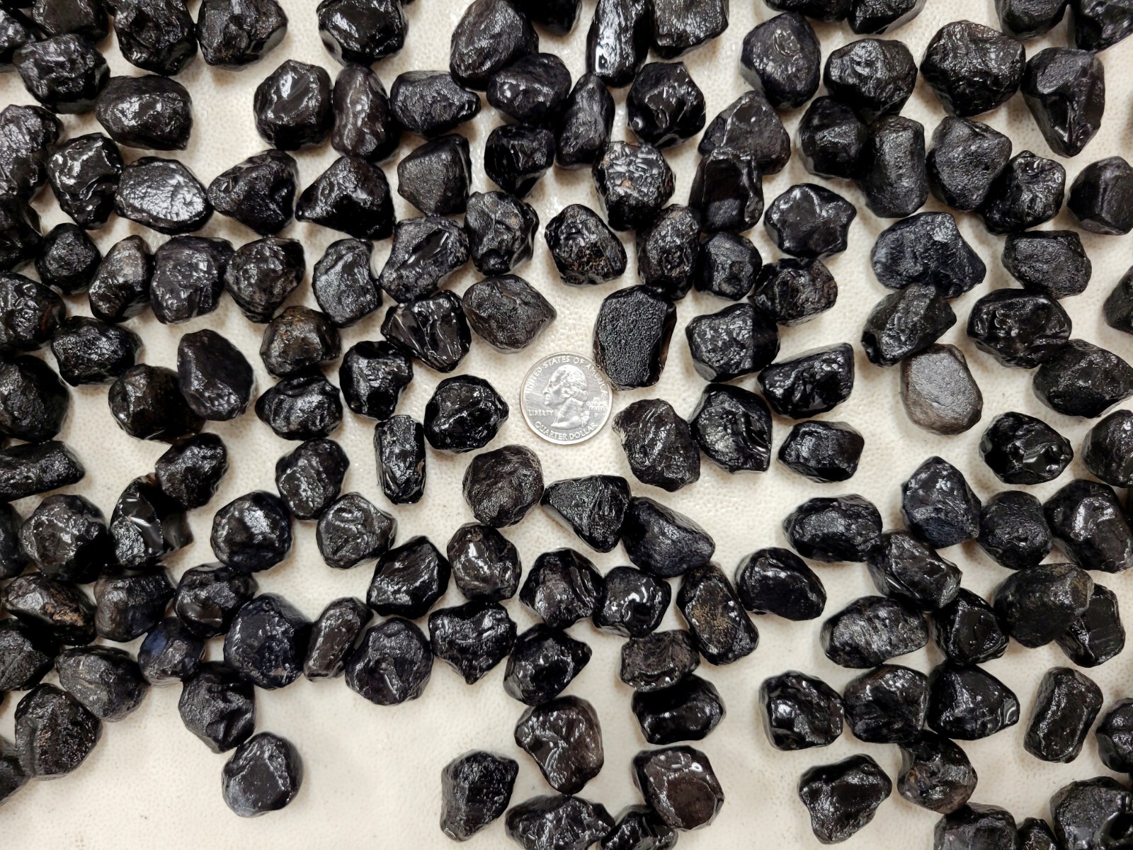 Obsidian Apache Tears Rough Stone Crystals Gems For Jewelry Healing Tumbling