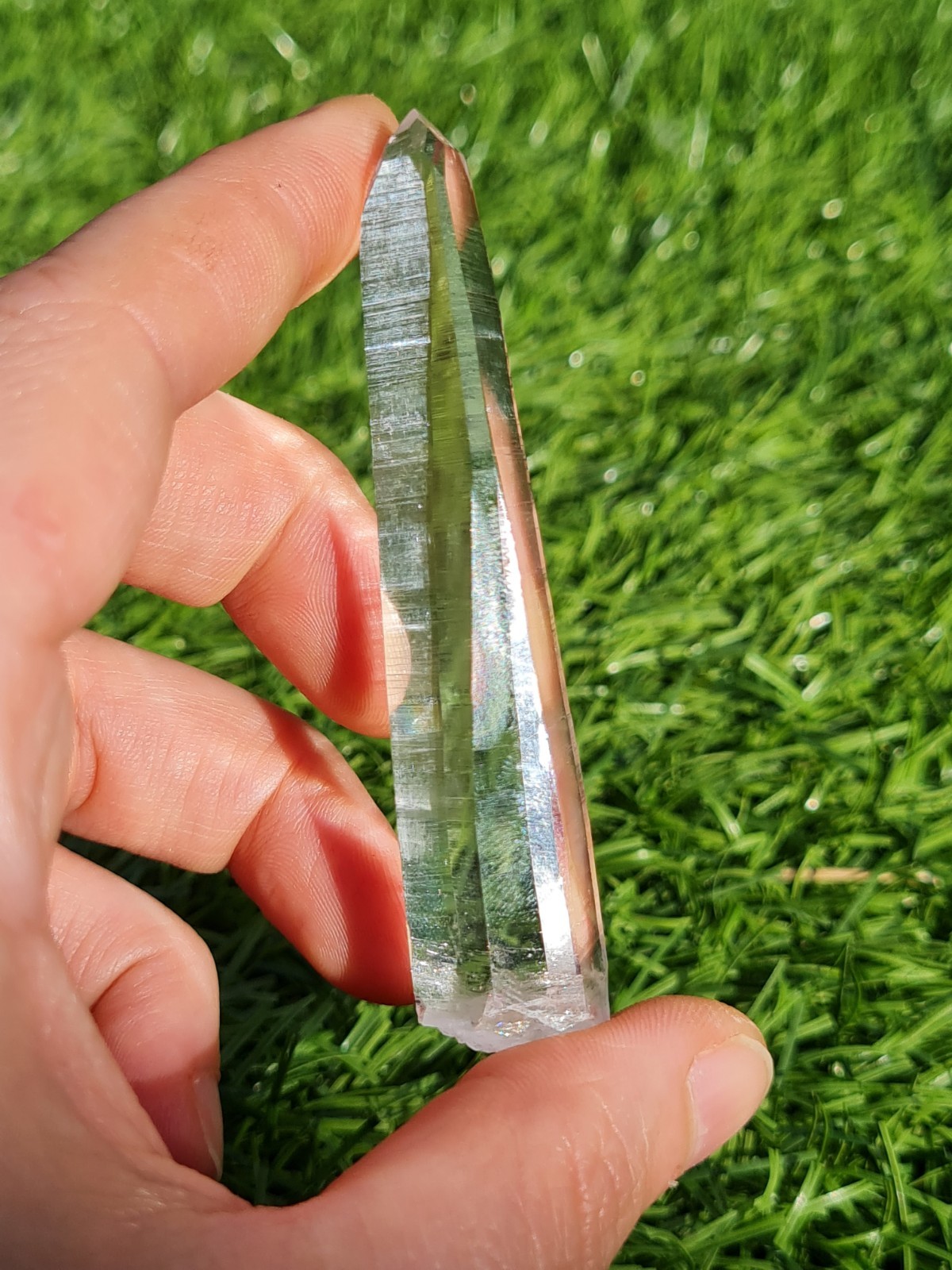 Himalayan Clear Quartz Point Nepal High Clarity Akashic Lines High Altitude 25g