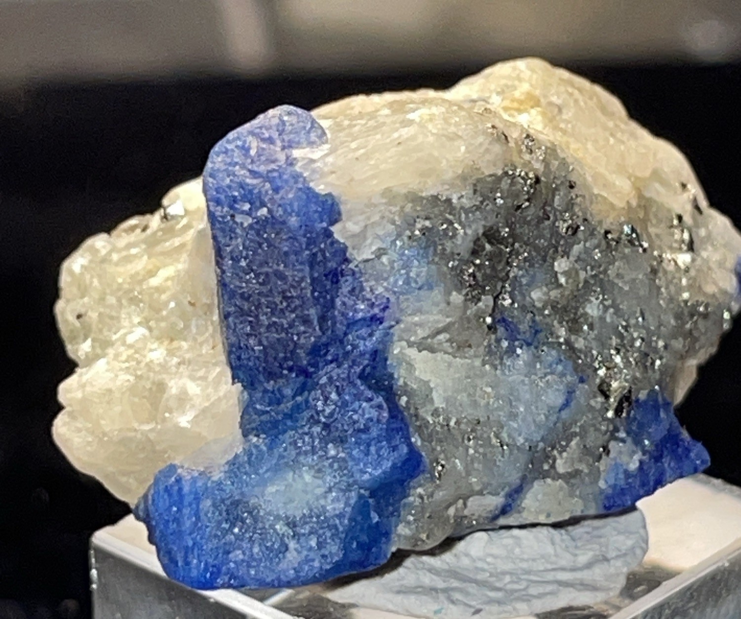 BEAUTIFULLY TERMINATED AFGHANITE W/ PYRITE ON MICA KOKSHAW VALLEY,AFGHANISTAN