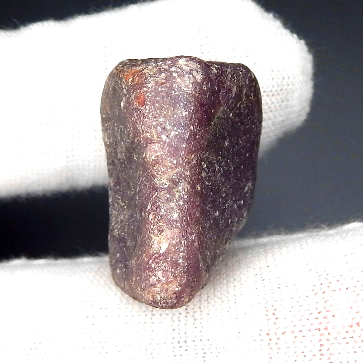 74.7ct Natural Mined Red Ruby Unheated Terminated Rough Column Collector Grade
