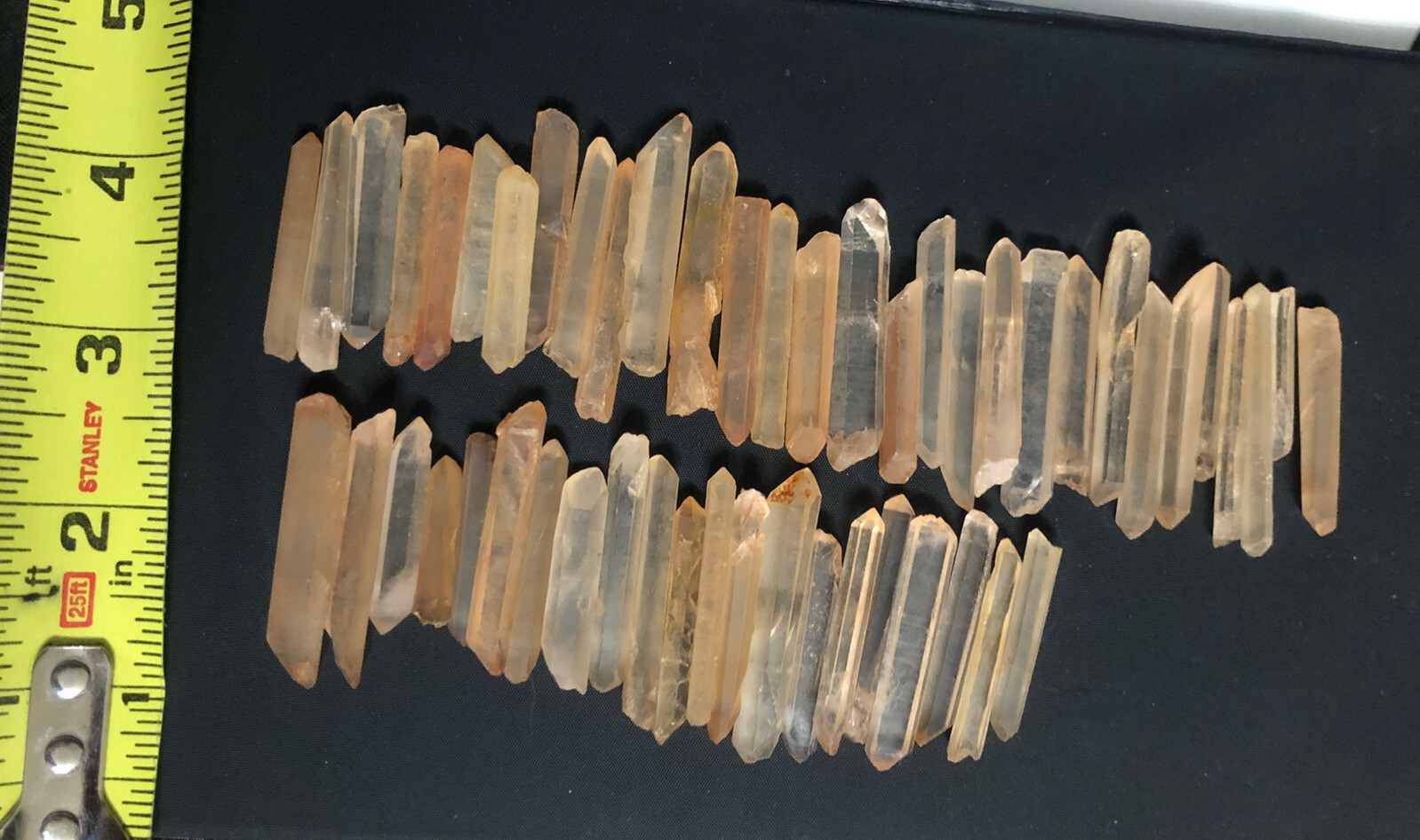 1 Inch LEMURIAN SEED TANGERINE QUARTZ CRYSTAL POINTS ONE PIECE
