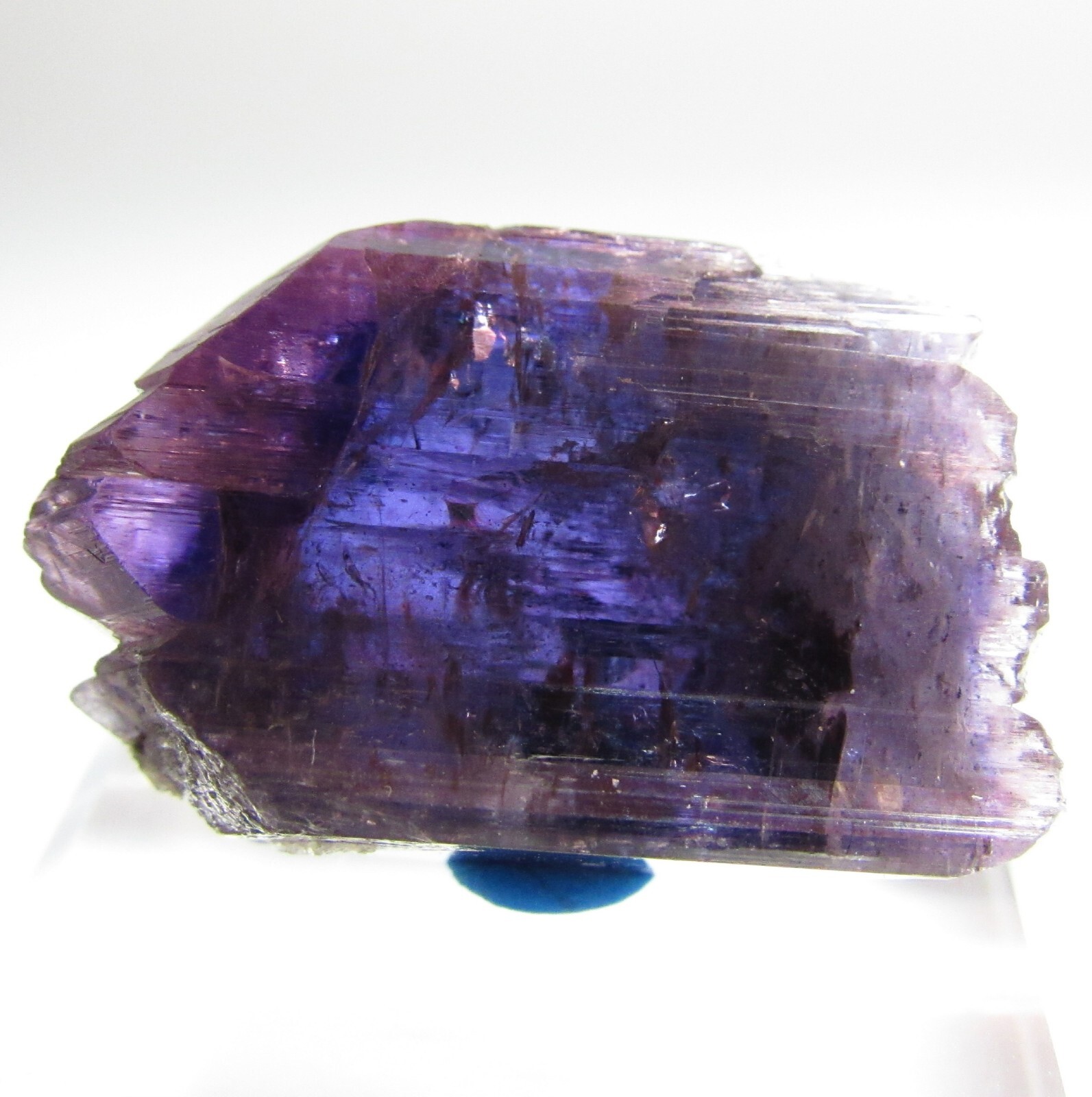 ULTIMATE INTENSE NEON PURPLE UNHEATED GEM TANZANITE DT CRYSTAL!!! TANZANIA