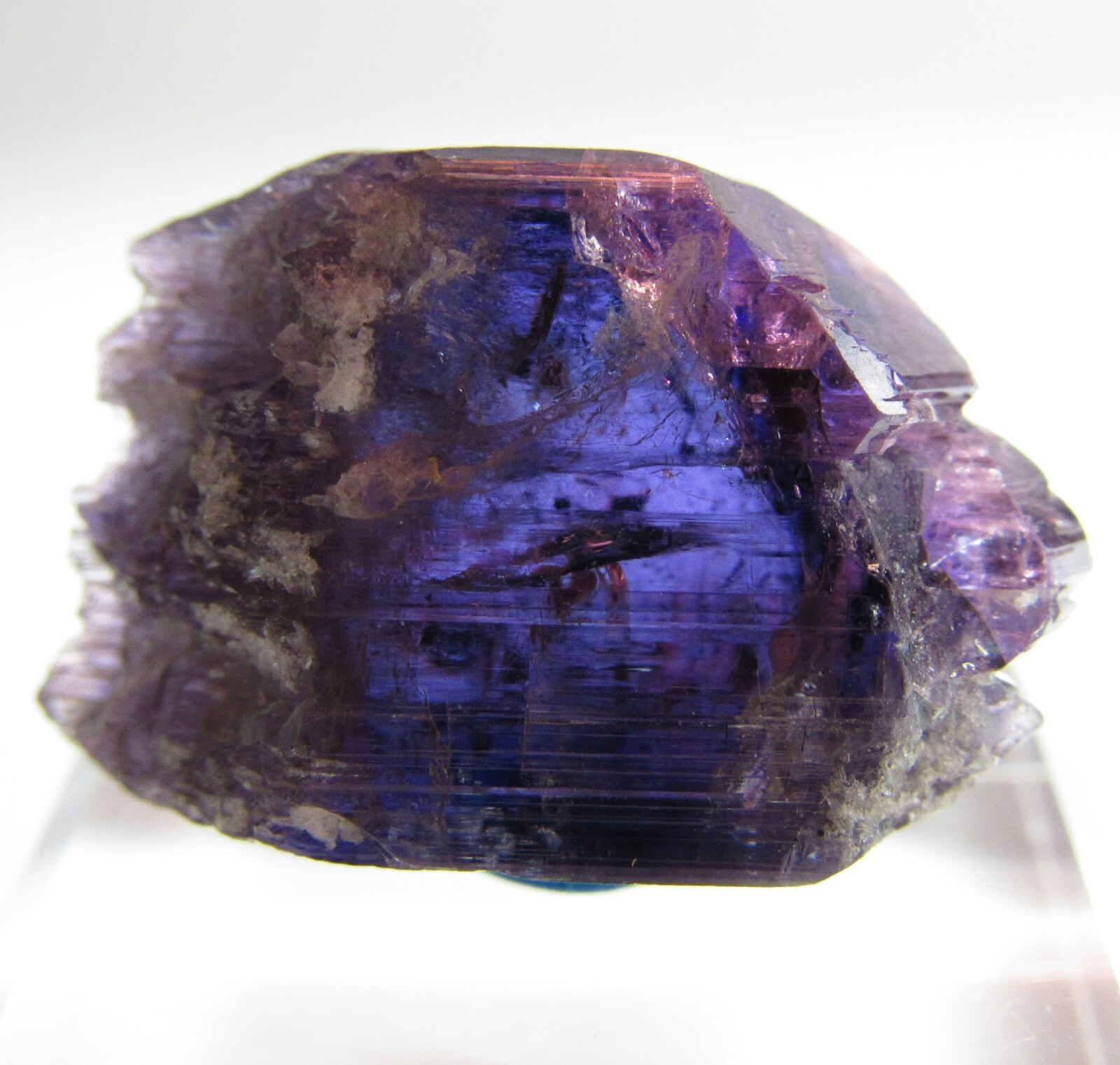 ULTIMATE INTENSE NEON PURPLE UNHEATED GEM TANZANITE DT CRYSTAL!!! TANZANIA