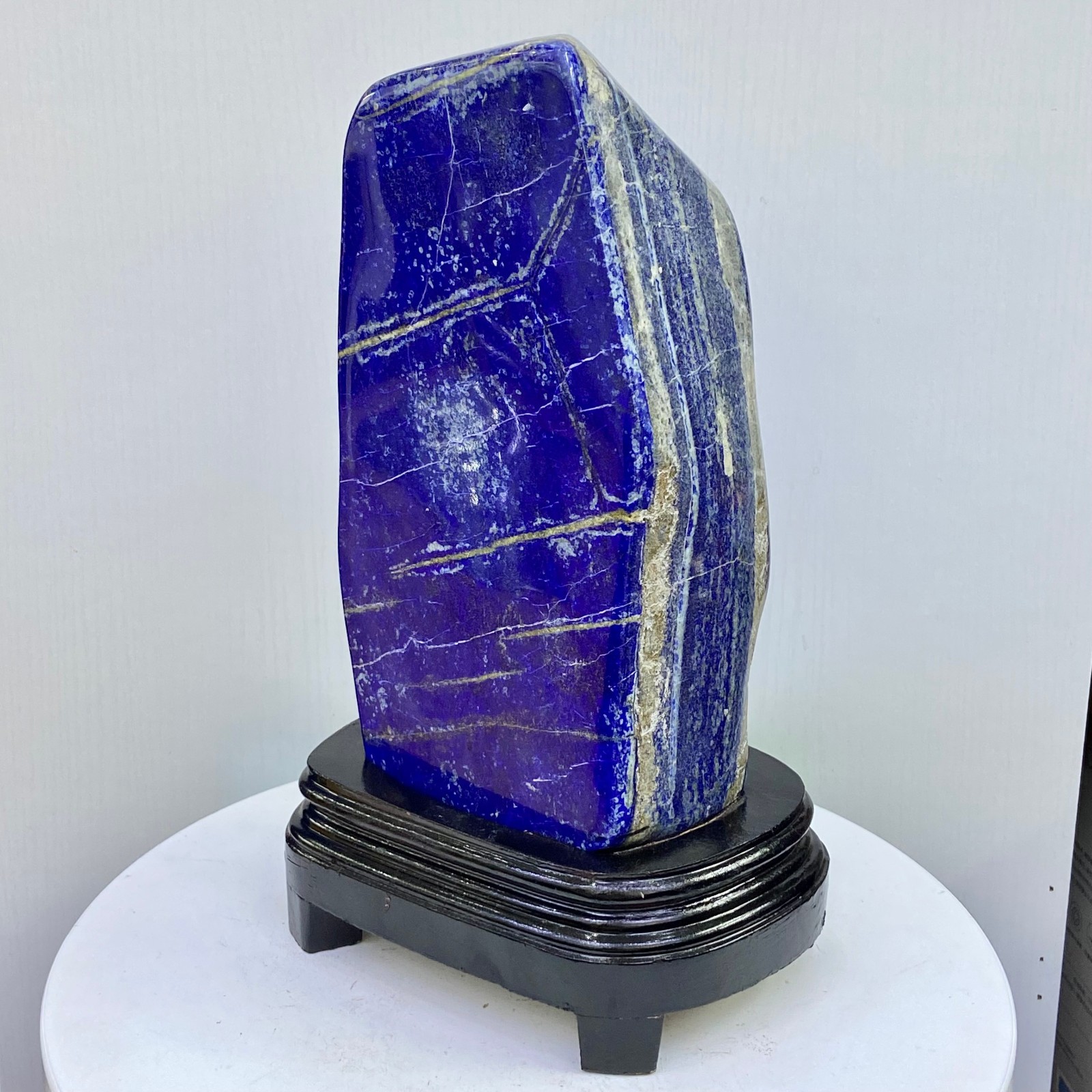 9.39LB Lapis Lazuli Freeform Polished Rough Tumble Healing Crystal Specimen Ston