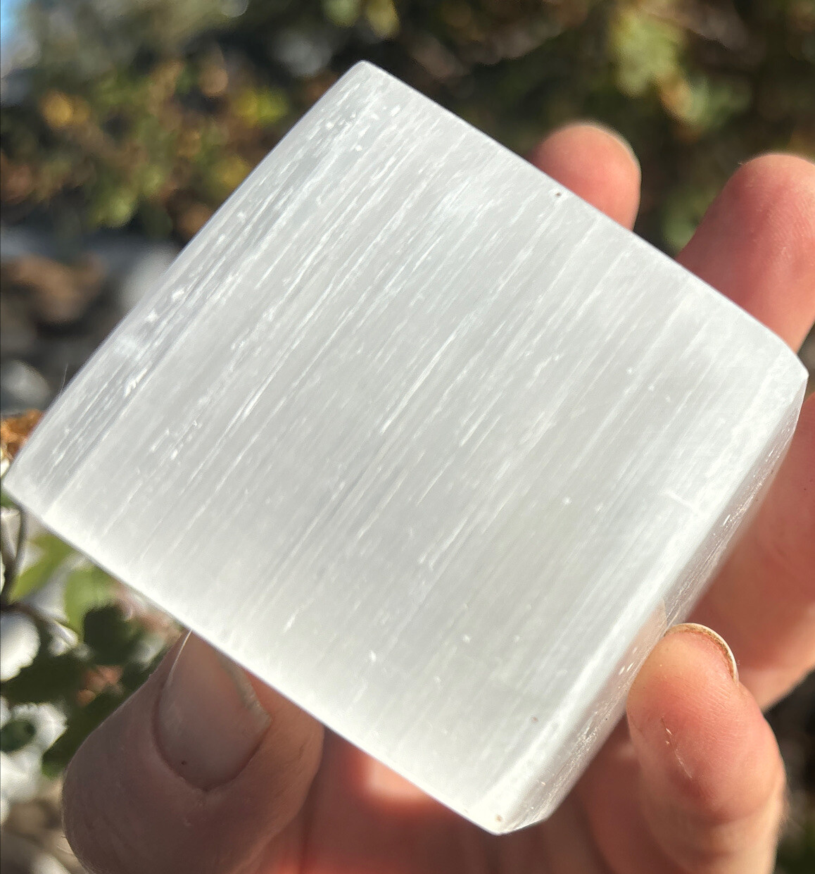 2 inch selenite cube