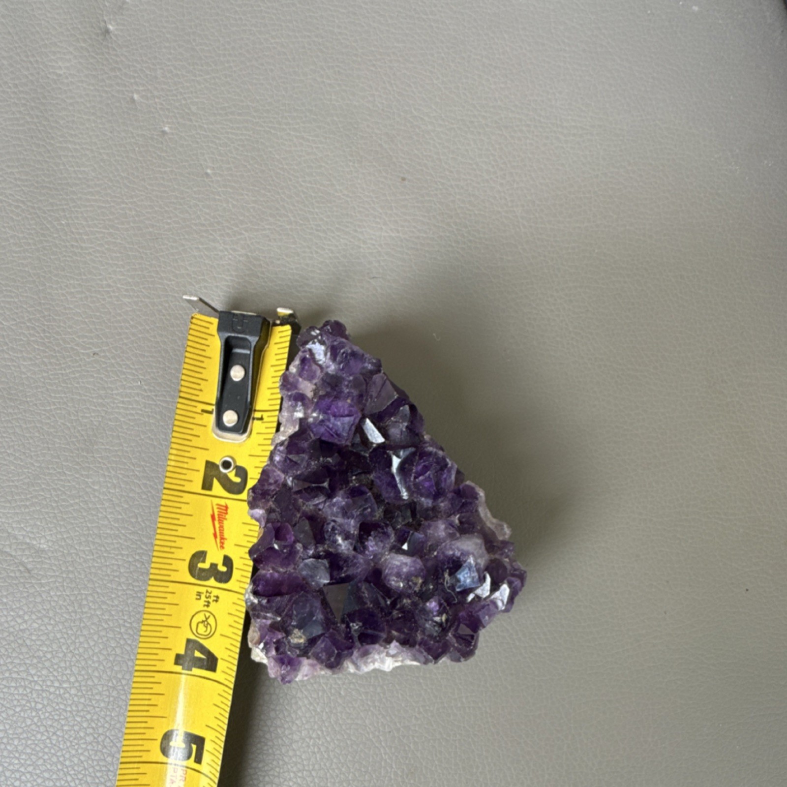 Natural Amethyst Crystal Cluster, Purple, Approx. 3 Inches