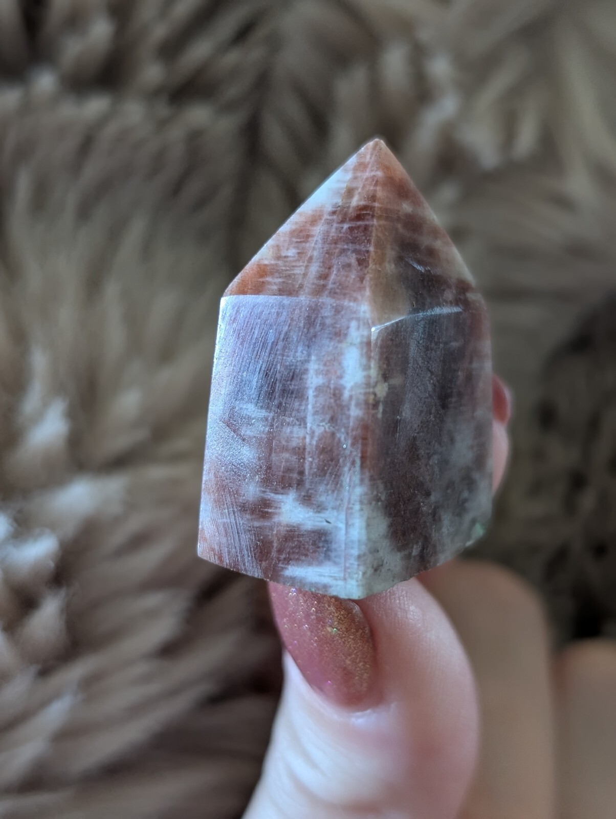 Sunstone Tower Crystal Point Chakra Mineral