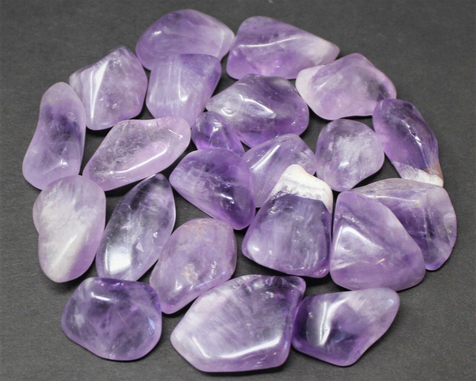 Tumbled Amethyst 1/4 lb Bulk Lot: Crystal Healing Reiki Chakra Gemstone 4 oz