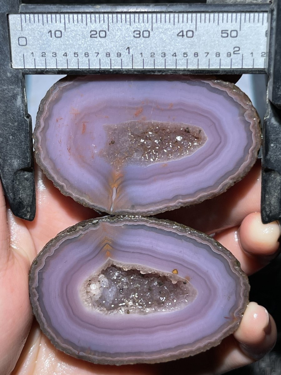 Rough Unpolished pink China Agate Achat Nodule Specimen Xuanhua Hebei 104g 75