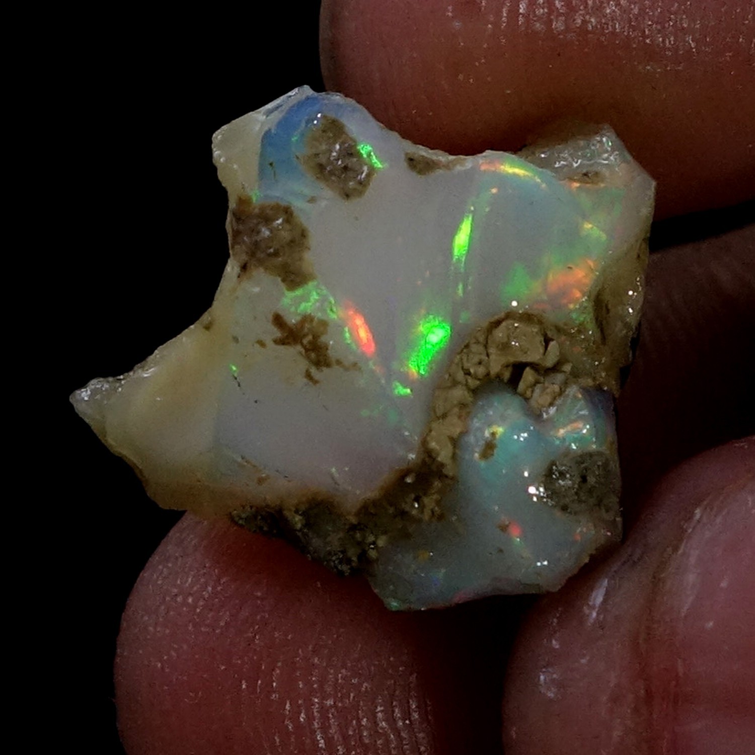 Natural Ethiopian Opal Raw Rough Rainbow Colour Multi fire High Quality Gems 207