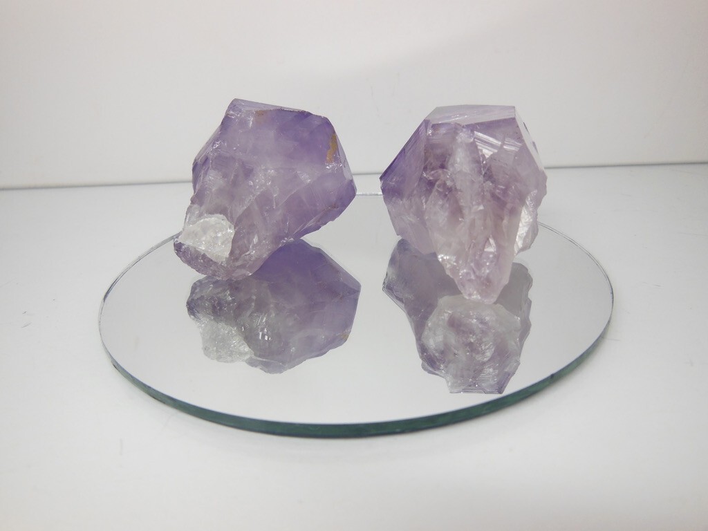 Large Amethyst Points / 2 inch / 4.4 ounces total / The two shown / Details