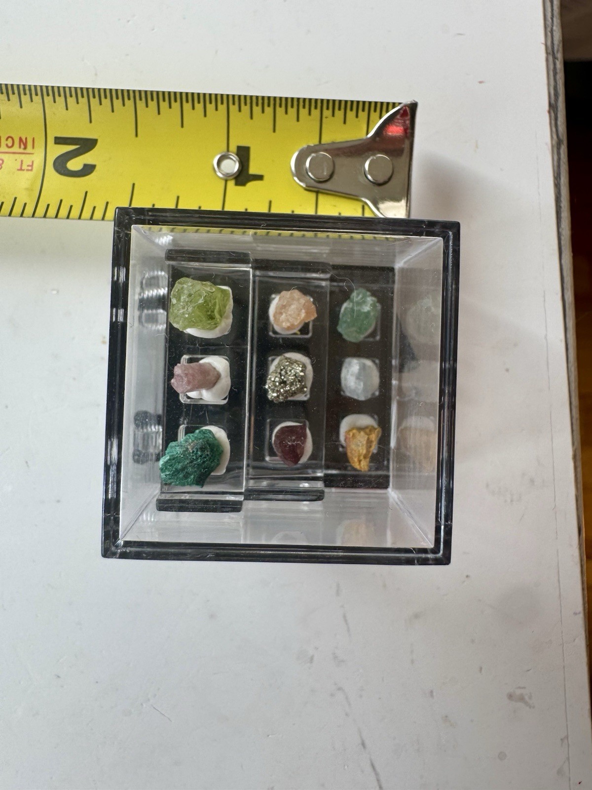 Collection Of 9 Assorted Mini Specimens In Perky Box. See Description