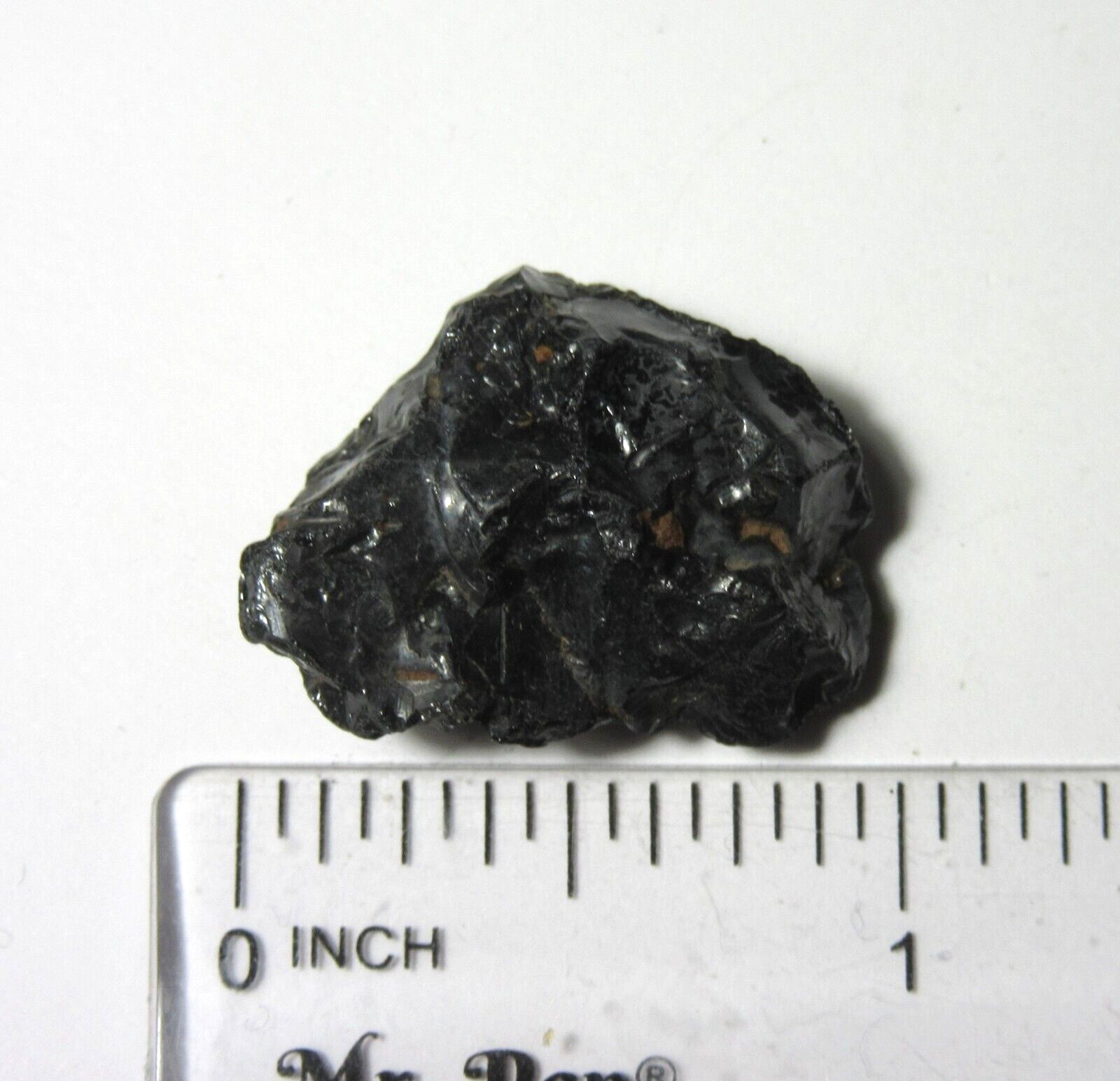 Natural Black Spinel Crystal Rough Gemstone 7.4g Collectible NBSRG-6