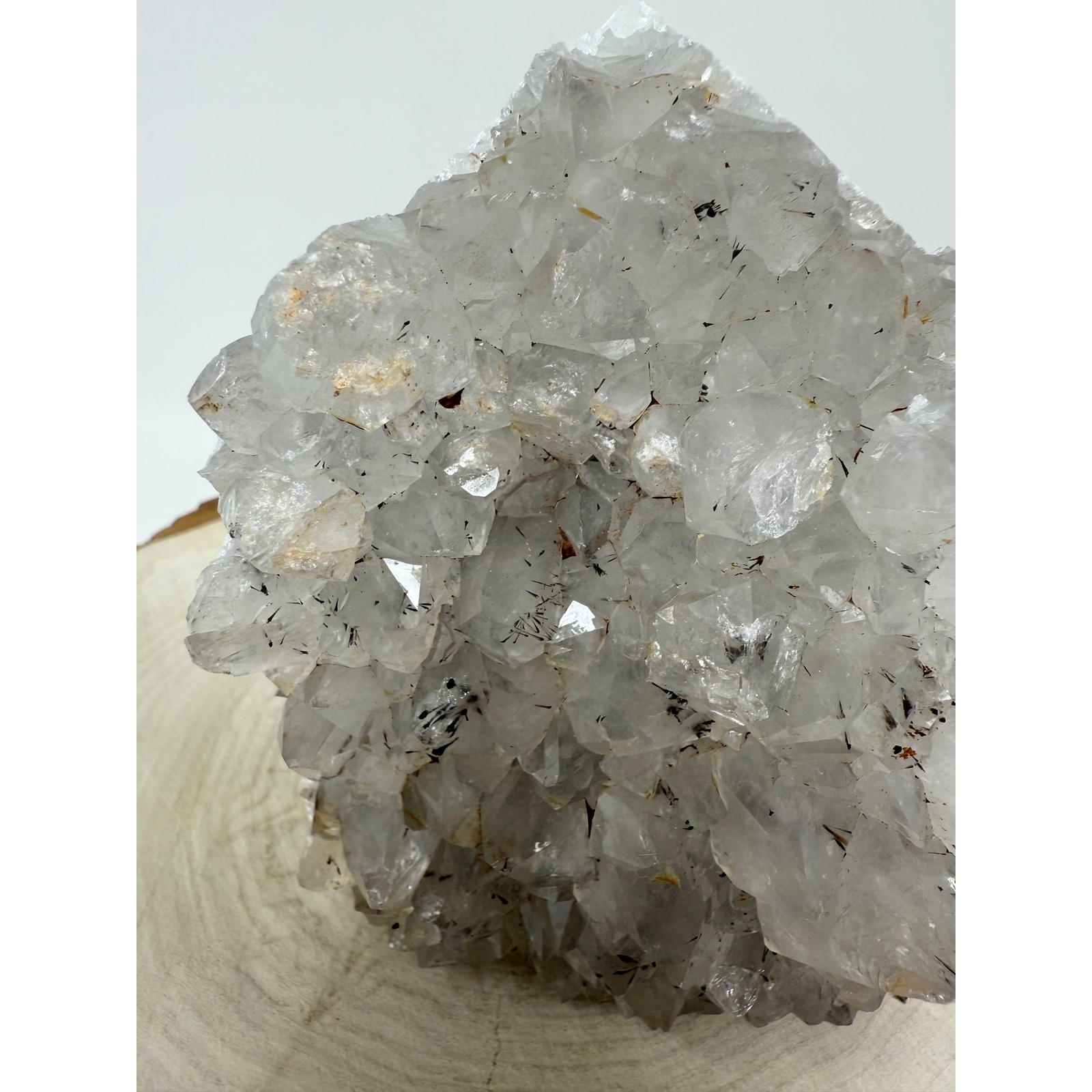 Clear Quartz Crystal Cluster Inclusions Specimen Mineral Stone Healing Decor