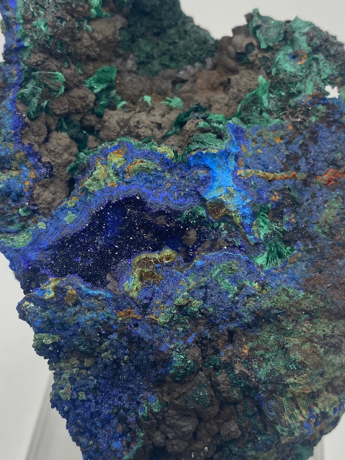 Classic Combo Specimen! Malachite and Azurite from the Congo! See Video!