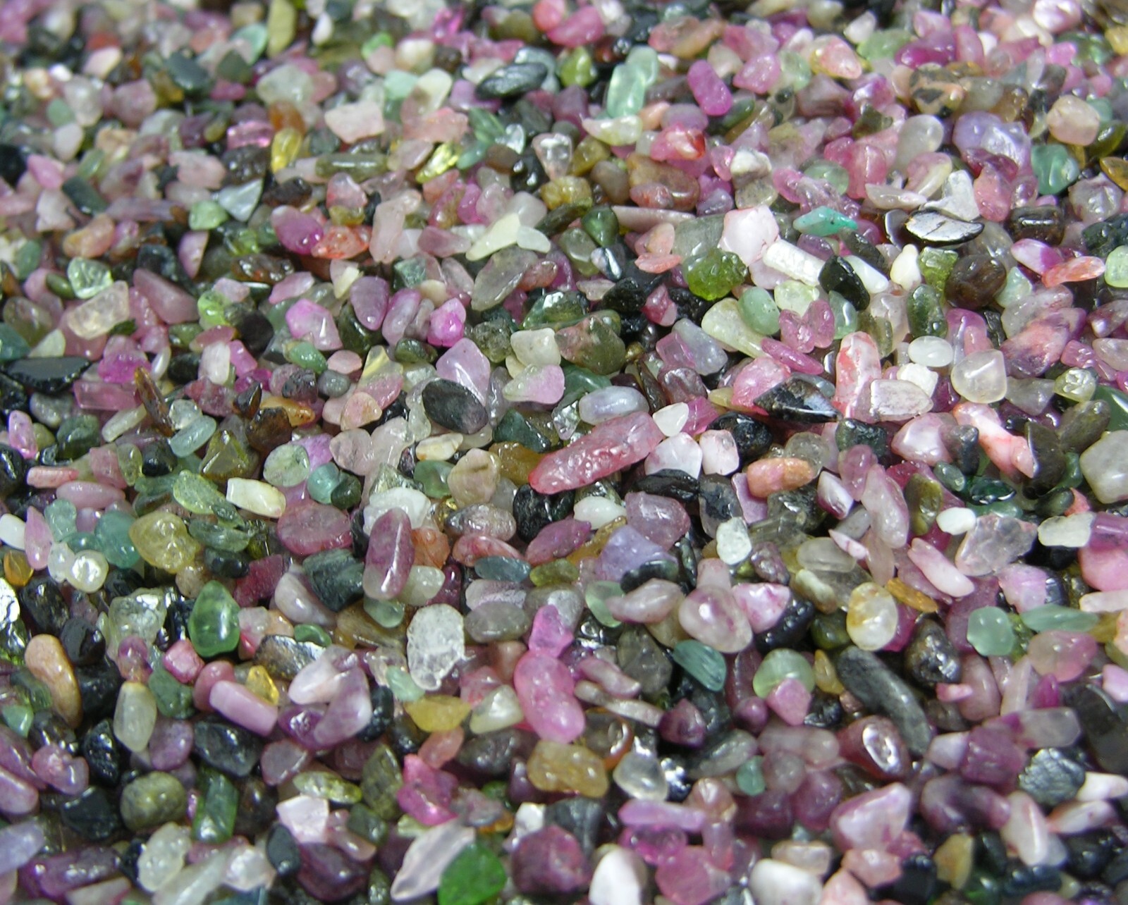 50ct or 10g Brazil 100% Natural Mixed Color Raw Rough Tourmaline 2.00mm-5.00mm