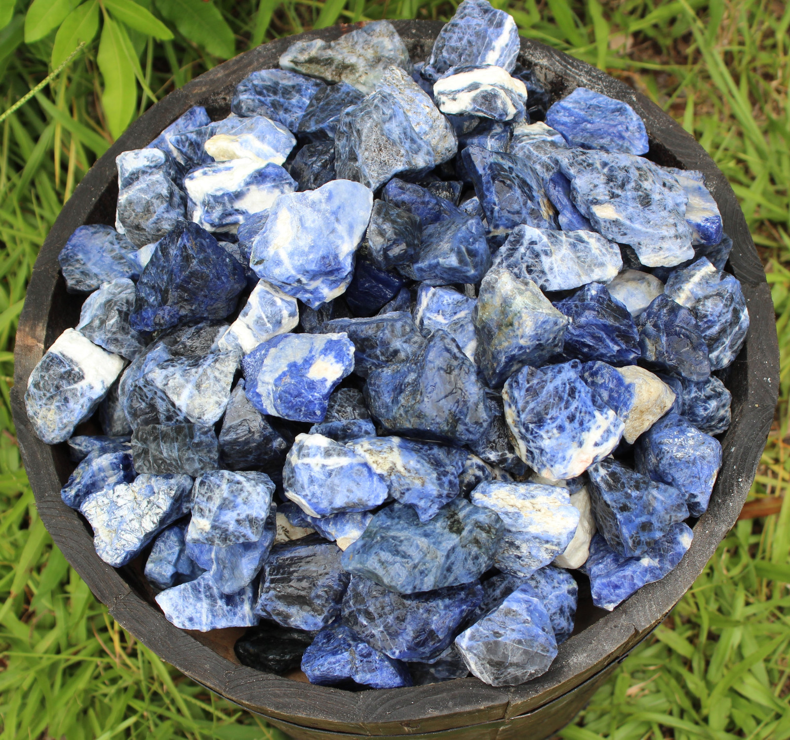 11 lb Rough Sodalite Crystal (Natural Raw Gemstone) Wholesale Bulk Lot