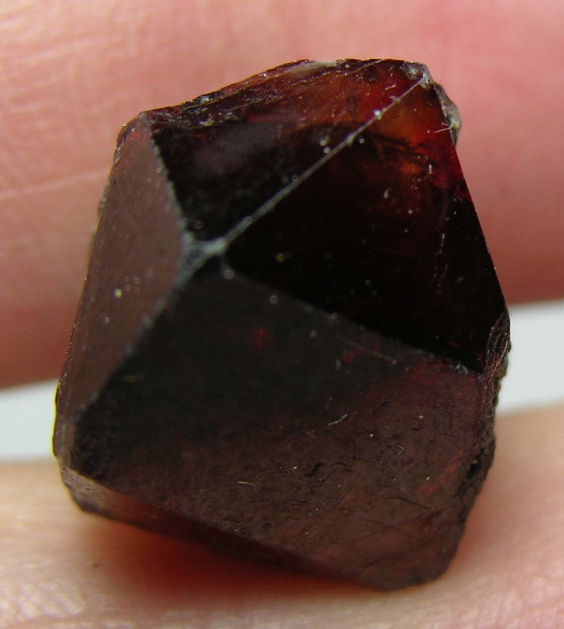 #32 Afghanistan 27.0ct Natural Octagonal Brownish Red Zircon Specimen 5.35g 14mm