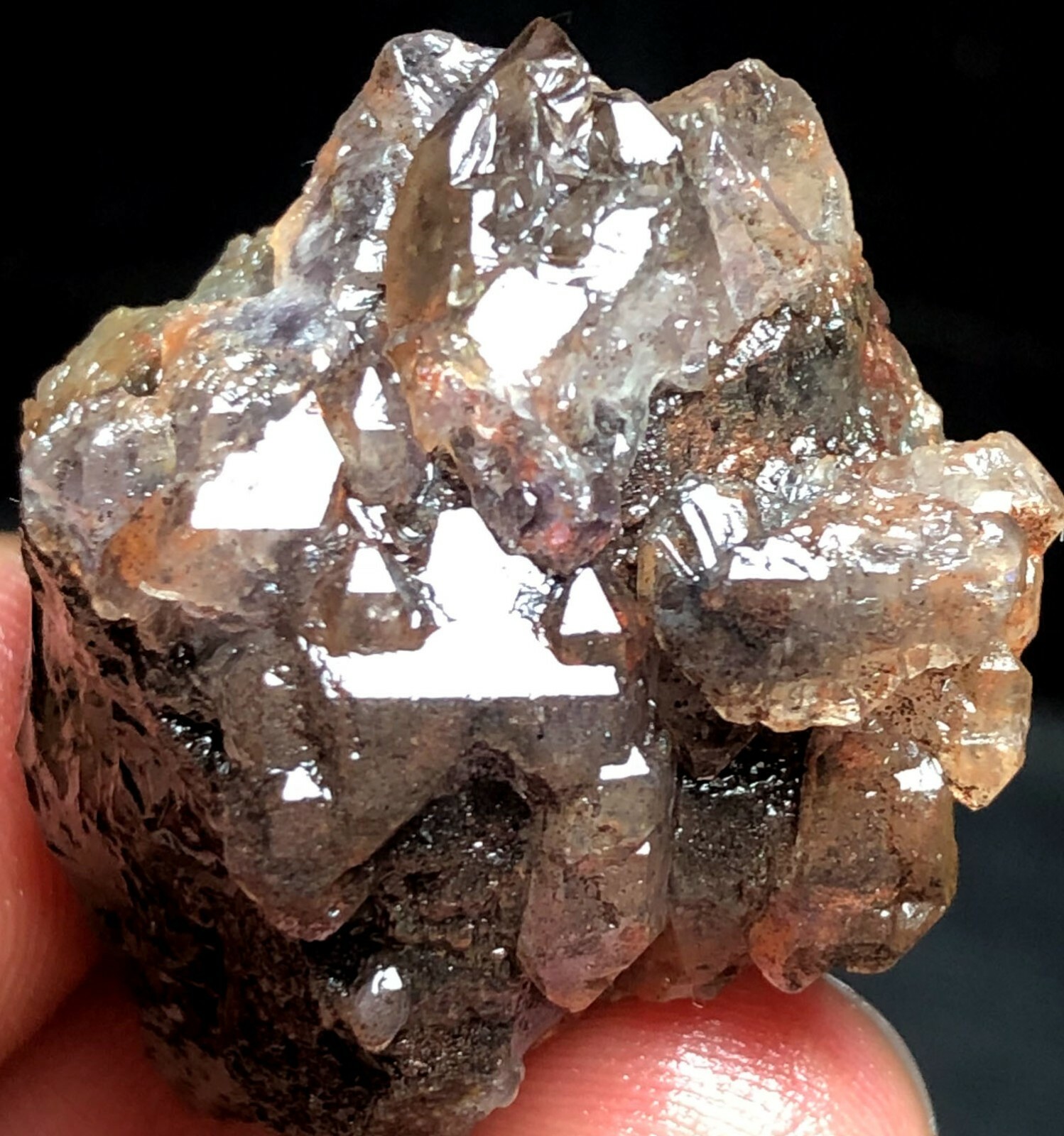 25g 1PC Super Seven Skeletal Amethyst Quartz Crystal Zambia j471