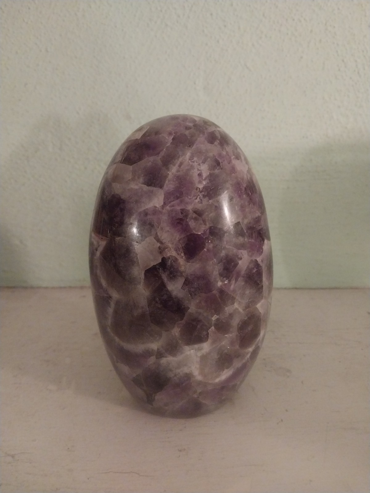 Polished amethyst crystal (freestanding display specimen) 2 pounds, 7 oz.