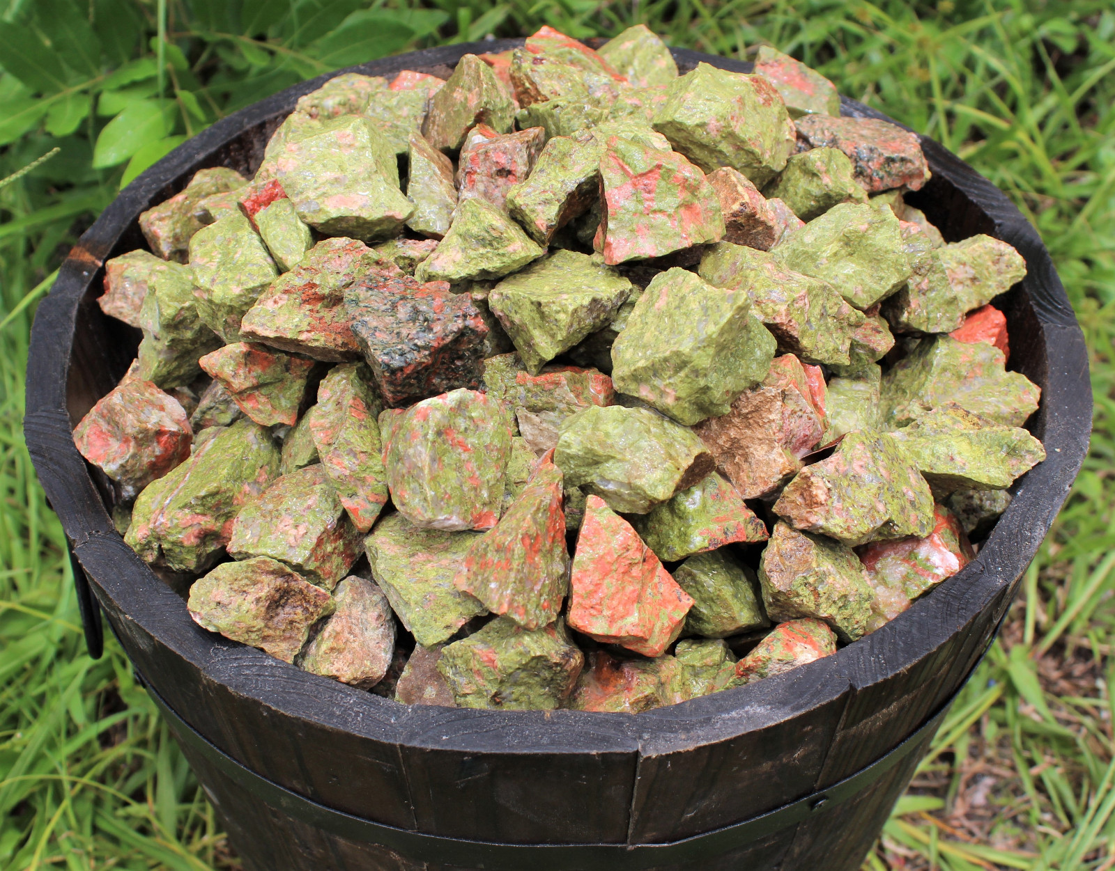 Rough UNAKITE: 500 Carat Lot (Natural Raw Crystal Gemstone) 100 gm