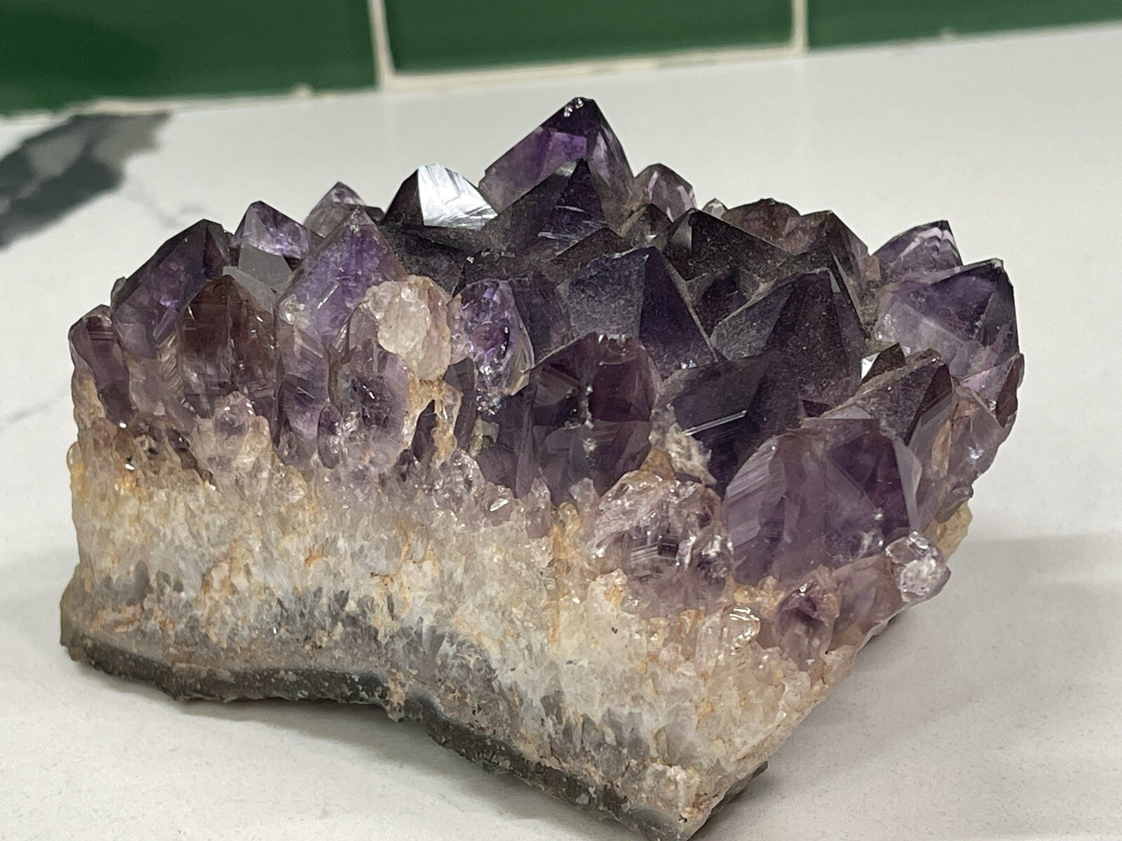 400G Natural amethyst quartz crystal cluster mineral specimen healing