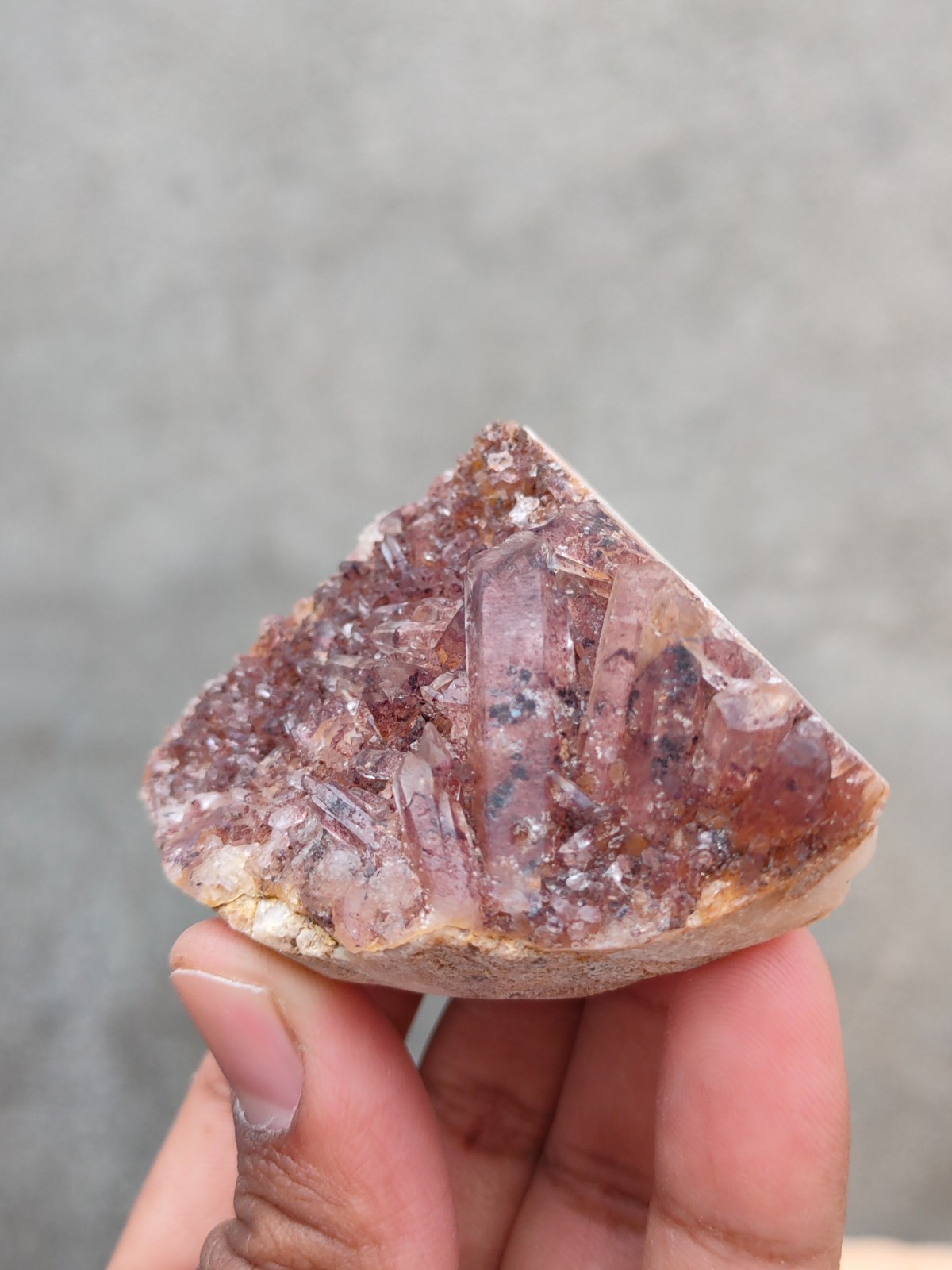 Red phantom Quartz Sunset Quartz 🌇 Natural minerals specimen