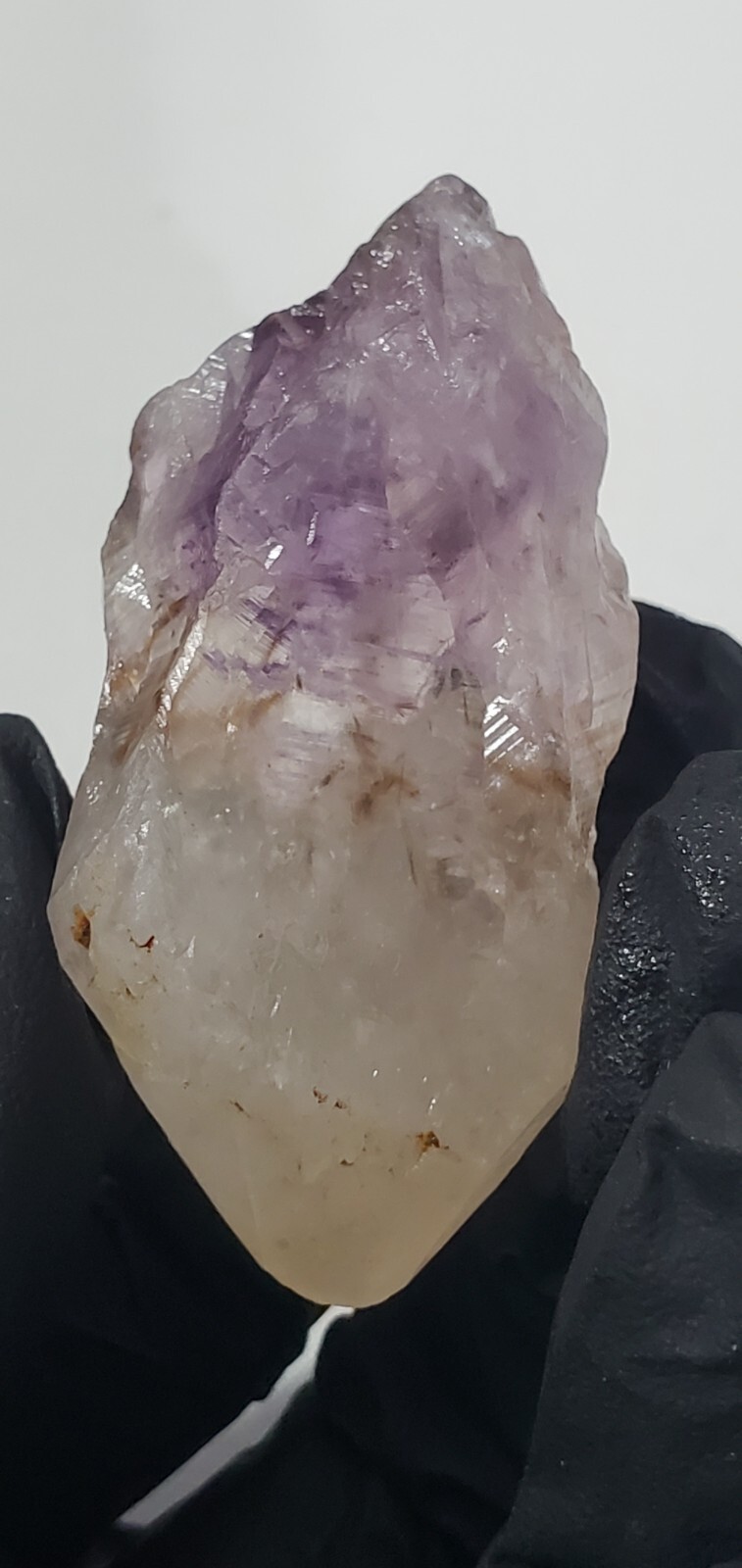 Amethyst & Quartz Cluster Point , Zimbabwe 46g