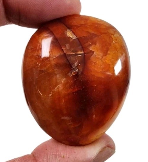 Carnelian Polished Pebble Madagascar 49.4 grams