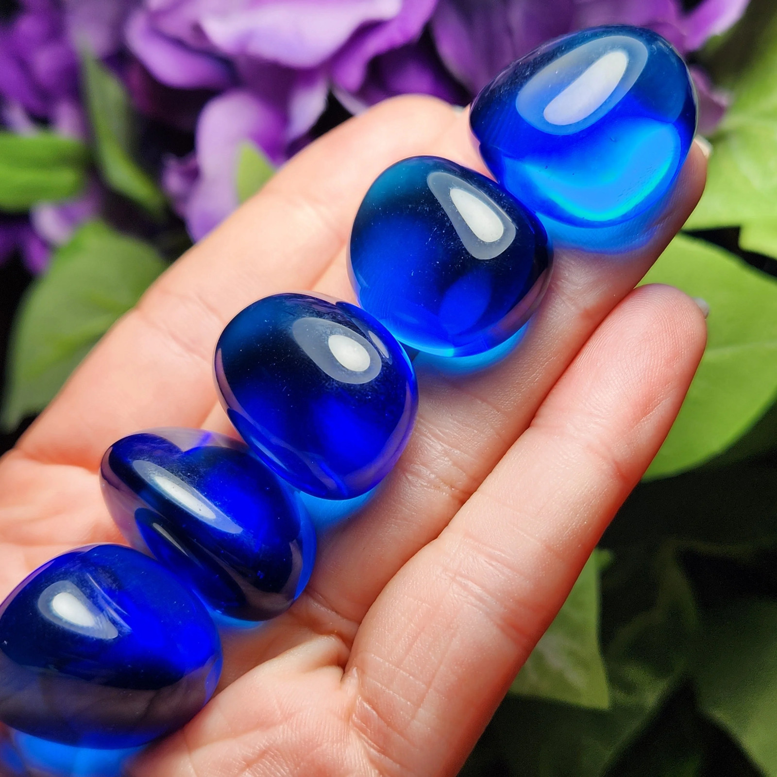 Cobalt Blue Obsidian Crystal