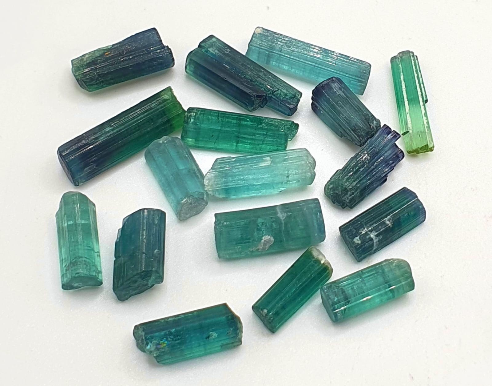 Natural Multiple indicolite Colour Tourmaline Jewellery Size Lot